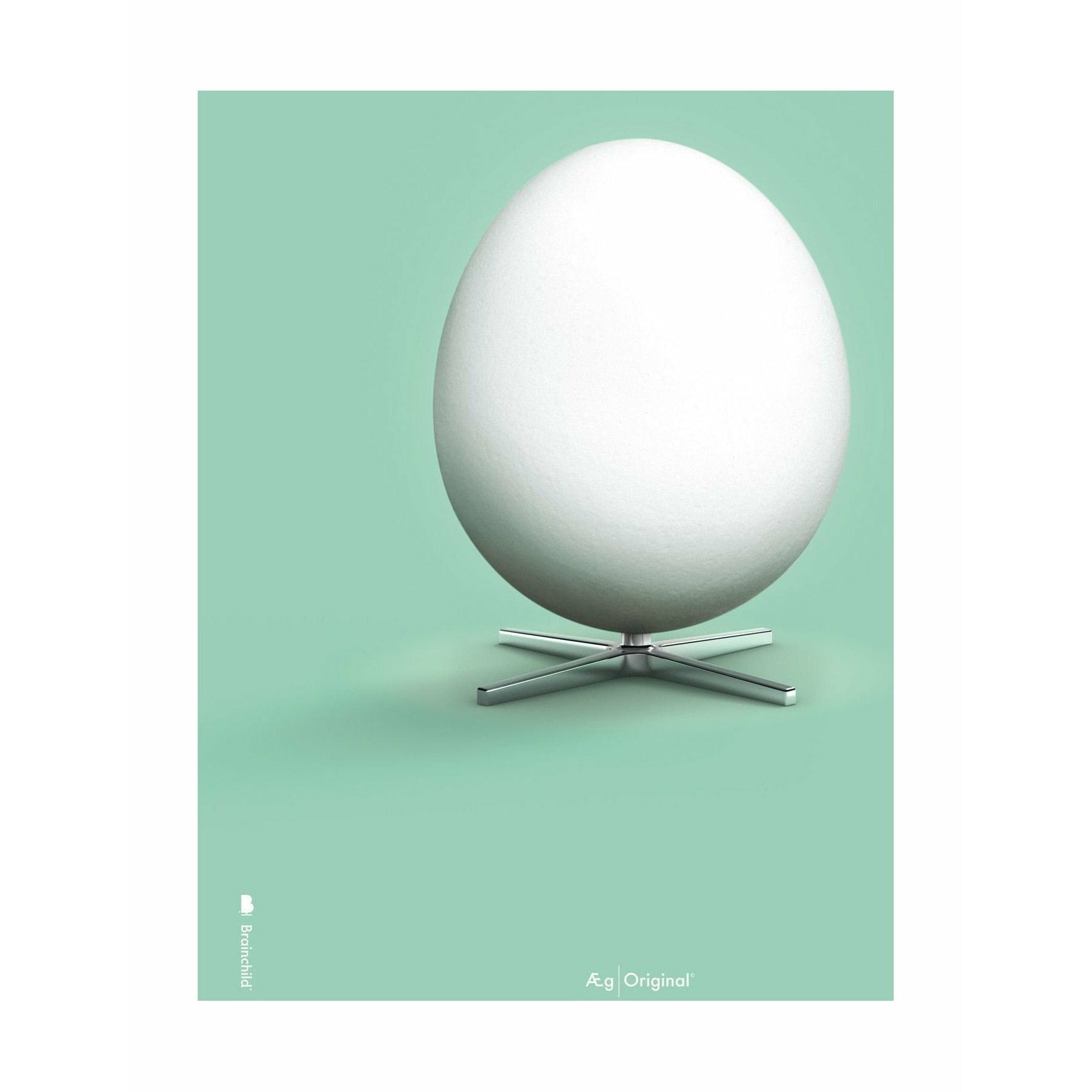[product_category]-Brainchild Egg Classic Poster Without Frame 70 X100 Cm, Mint Green Background-Brainchild-5713713200481-14004-BRA-1