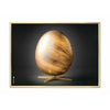  Egg Cross Format Poster Brass Colored Frame 70 X100 Cm Black