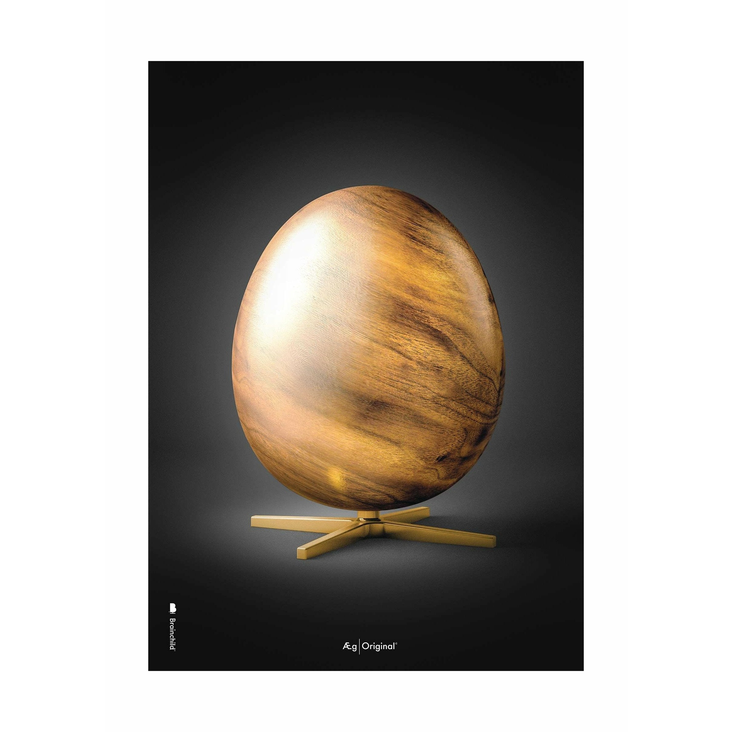 [product_category]-Brainchild Egg Figures Poster Without Frame 70 X100 Cm, Black-Brainchild-16004-BRA-1