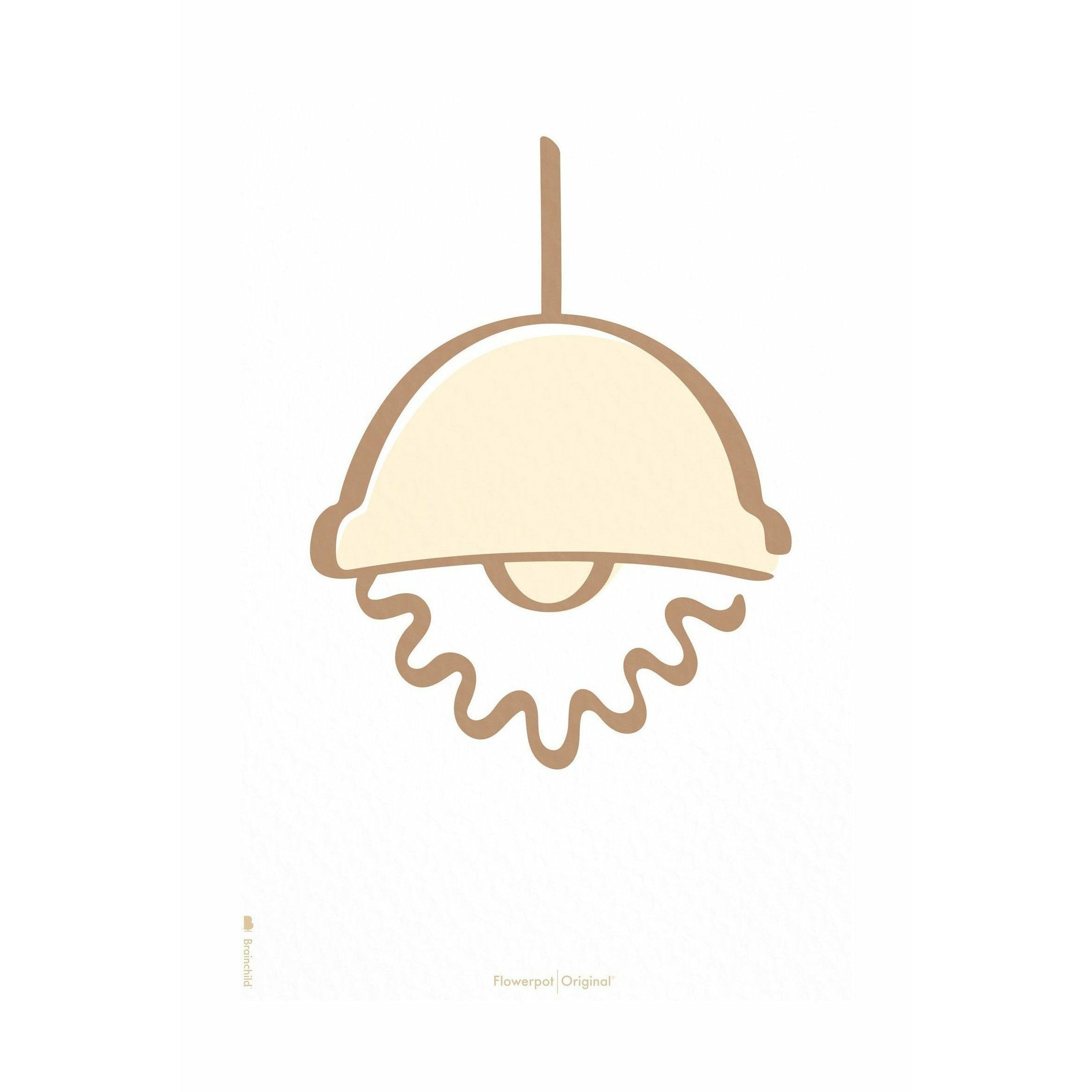 [product_category]-Brainchild Flowerpot Line Poster Without Frame 50 X70 Cm, White Background-Brainchild-5713713200971-SH-81003-BRA-1