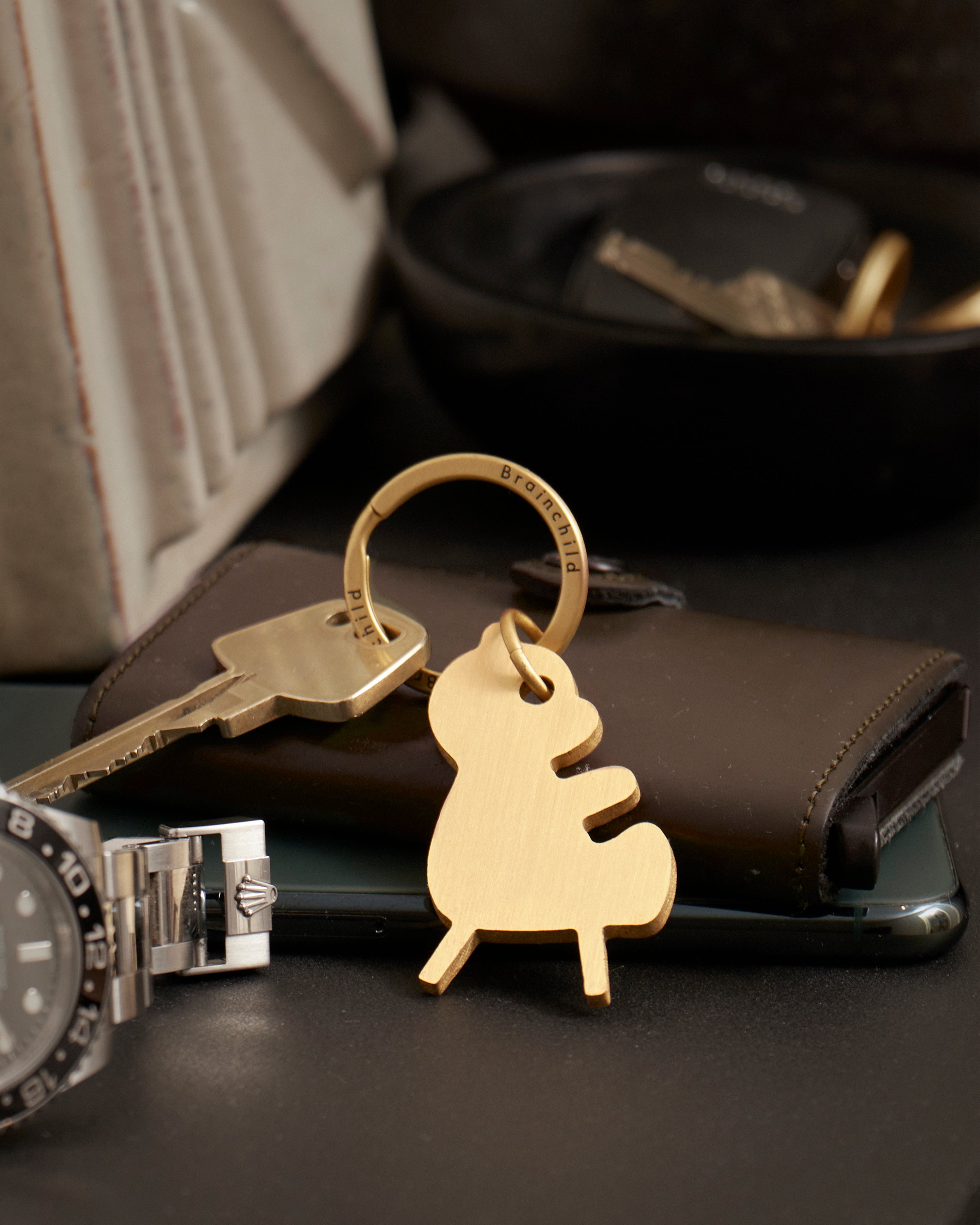 [product_category]-Brainchild Keychain Design Icon, Bamsen-Brainchild-6003-BRA-3