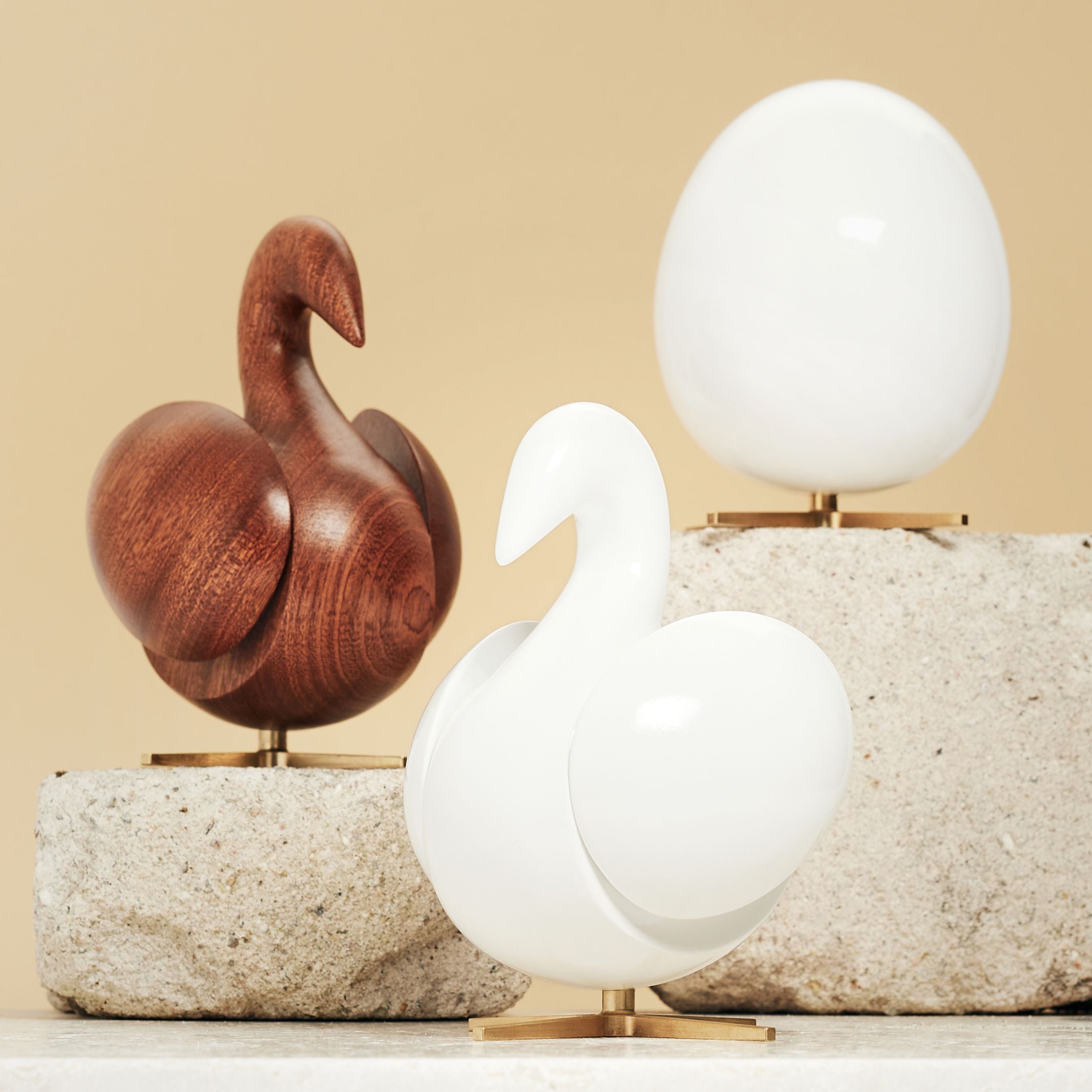[product_category]-Brainchild Of The Swan Wooden Figure Mahogany, Brass Base-Brainchild-5713713017986-2001-BRA-8