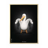  Pelikan Classic plakát mosazný rám 30x40 cm černé pozadí