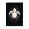  Pelikan Classic plakát rám v černém lakovaném dřevu 70x100 cm černé pozadí