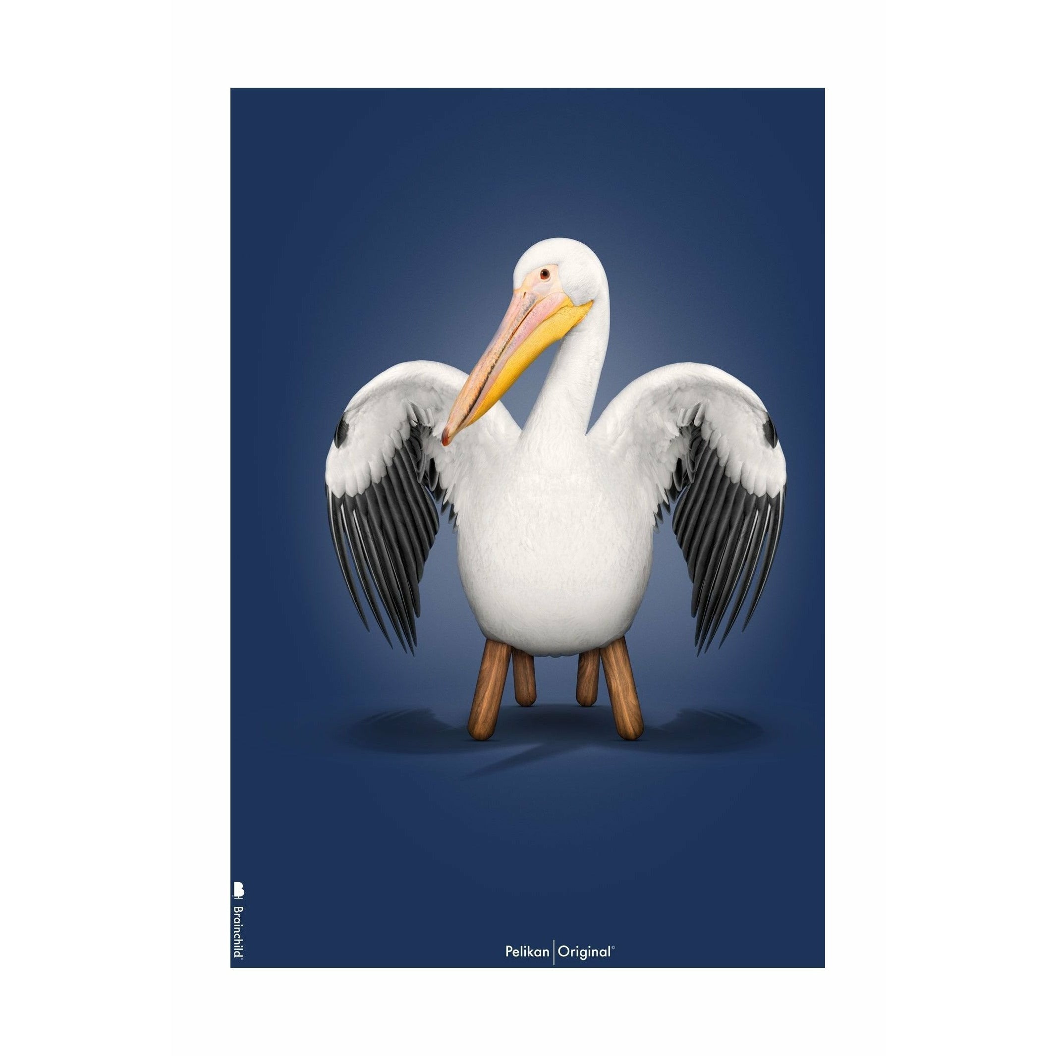 [product_category]-Brainchild Pelikan Classic Poster Without Frame 70 X100 Cm, Dark Blue Background-Brainchild-92004-BRA-1