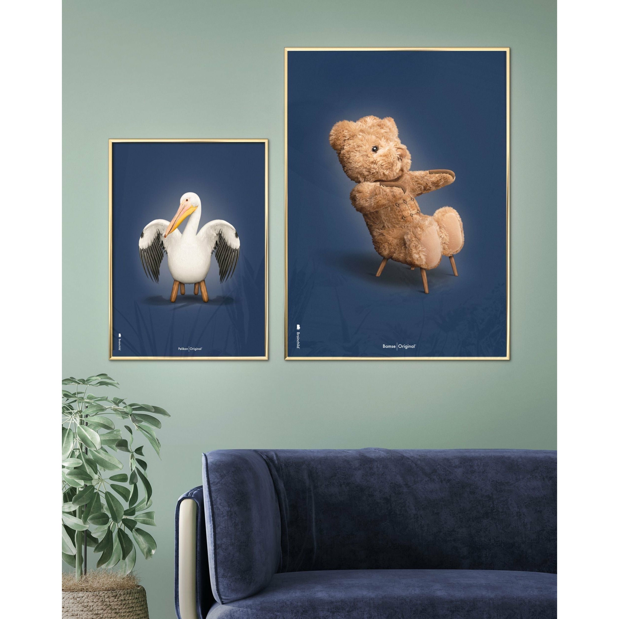 [product_category]-Brainchild Pelikan Classic Poster Without Frame 70 X100 Cm, Dark Blue Background-Brainchild-92004-BRA-2