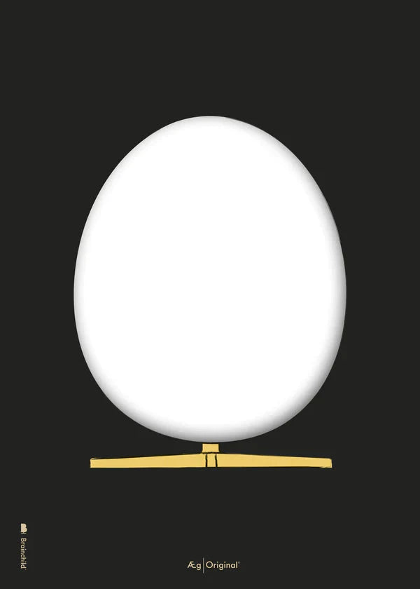 [product_category]-Brainchild The Egg Design Sketch Poster Without Frame 50x70 Cm, Black Background-Brainchild-5713713527577-S-130003-BRA-1