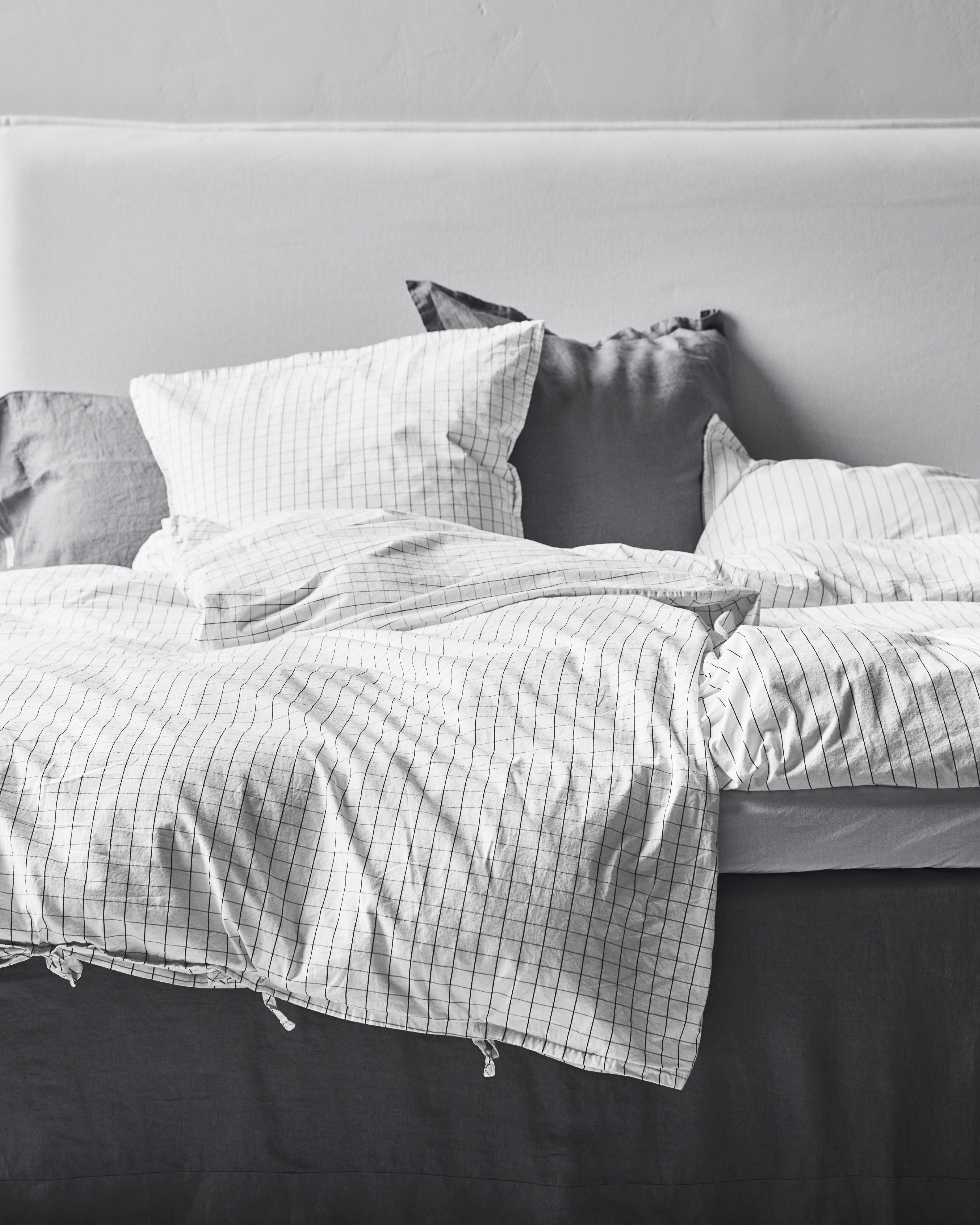 [product_category]-By Nord Erika Bed Linen Set 210x150 Cm, Snow With Coal-ByNORD-5707644769502-561140131-BYN-3