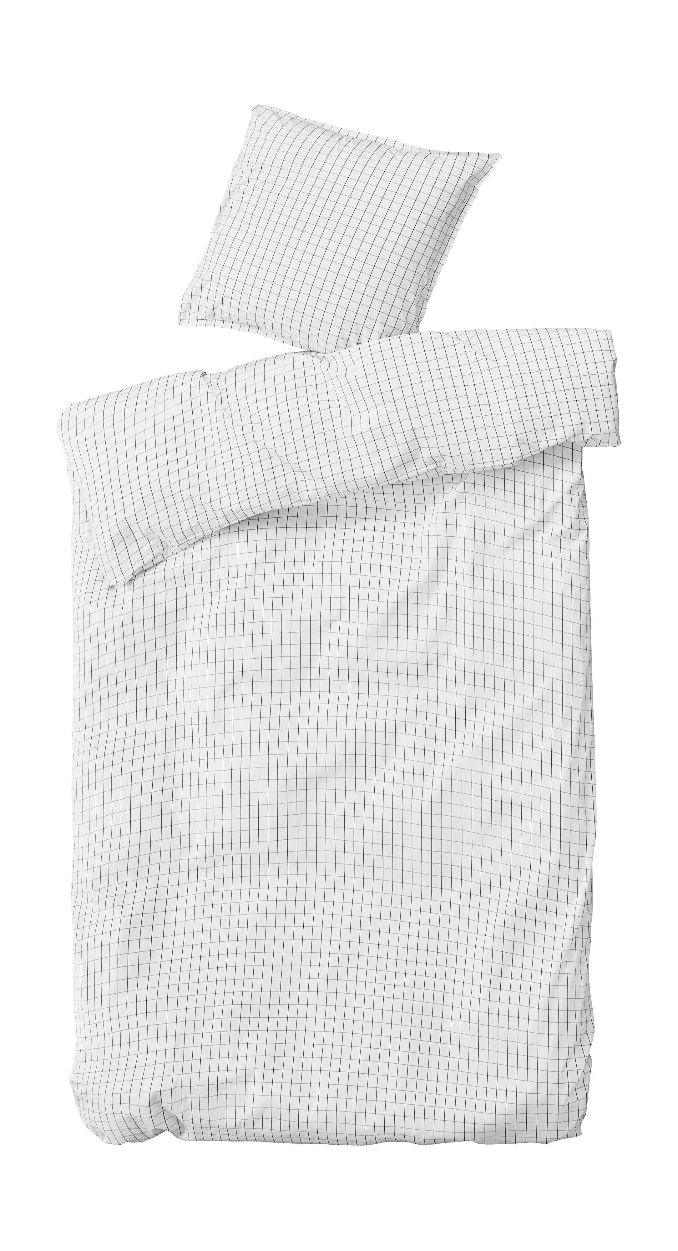 [product_category]-By Nord Erika Bed Linen Set 210x150 Cm, Snow With Coal-ByNORD-5707644769502-561140131-BYN-6