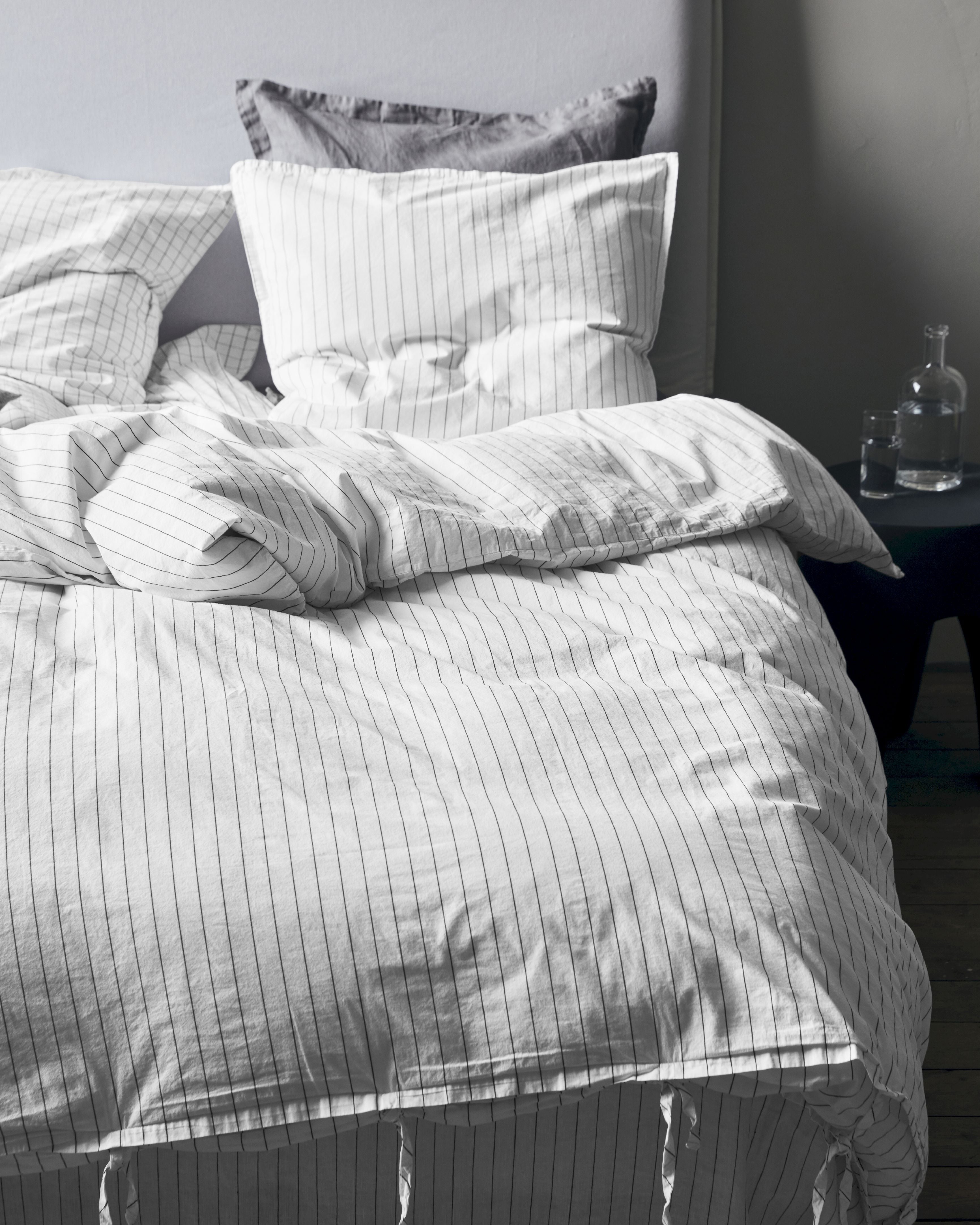 [product_category]-By Nord Erika Bed Linen Set 220x140 Cm, Snow With Coal-ByNORD-5707644769366-561140125-BYN-3
