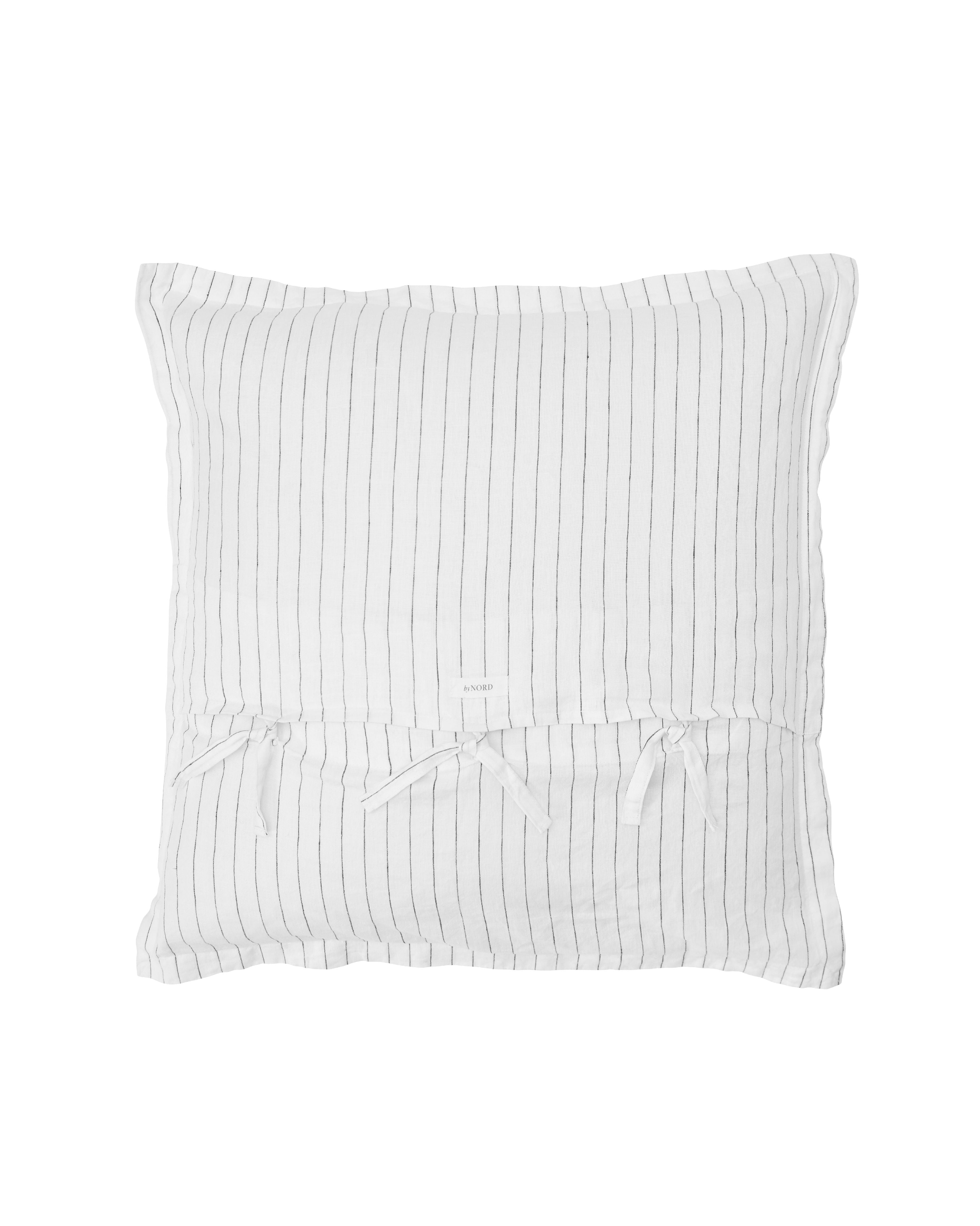 [product_category]-By Nord Gunhild Pillowcase 60x60 Cm, Snow With Coal-ByNORD-5707644766235-561112039-BYN-2