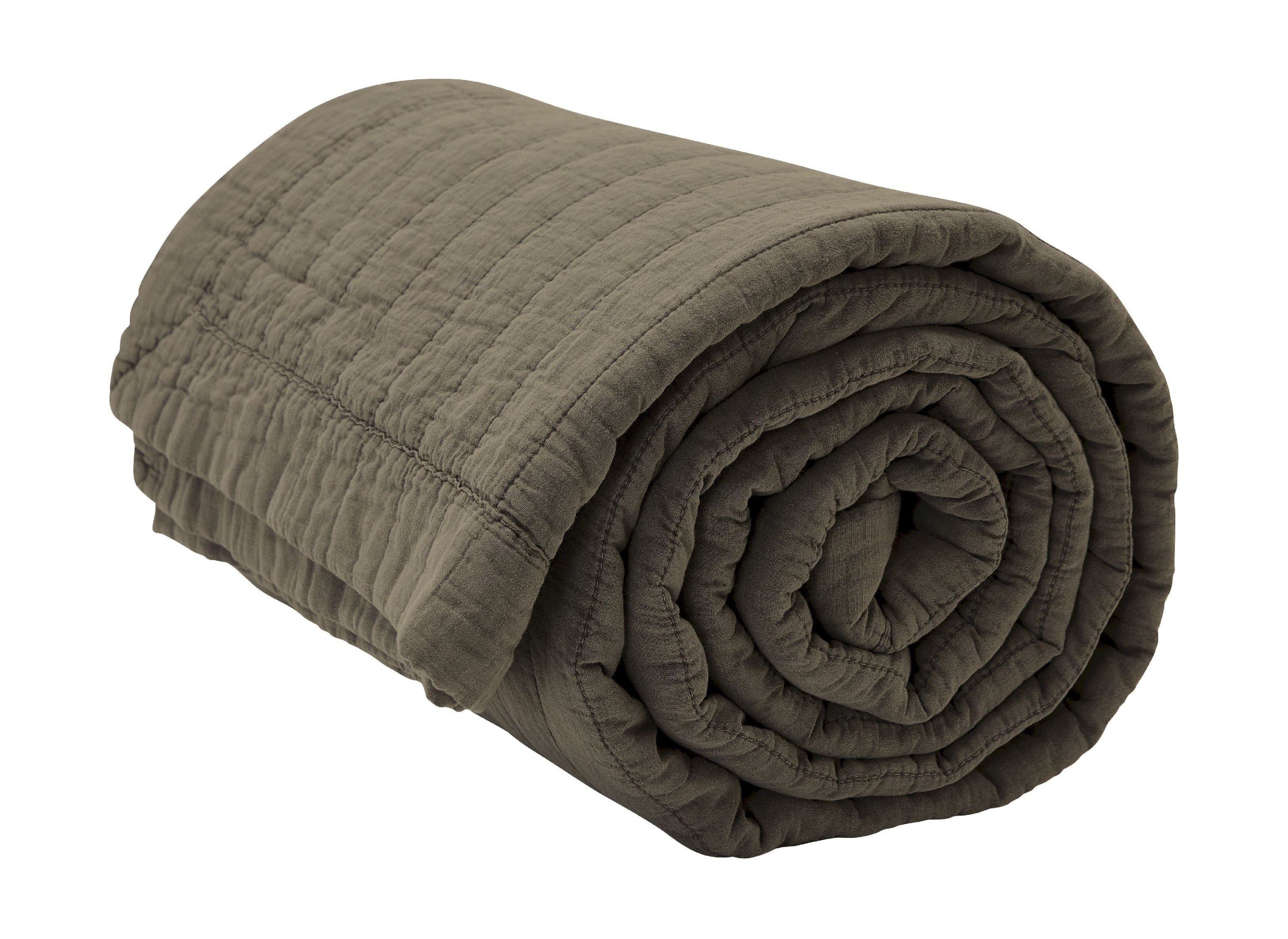 [product_category]-By Nord Magnhild Quilted Bedspread 280 X160 Cm, Bark-ByNORD-5707644773509-561137072-BYN-1