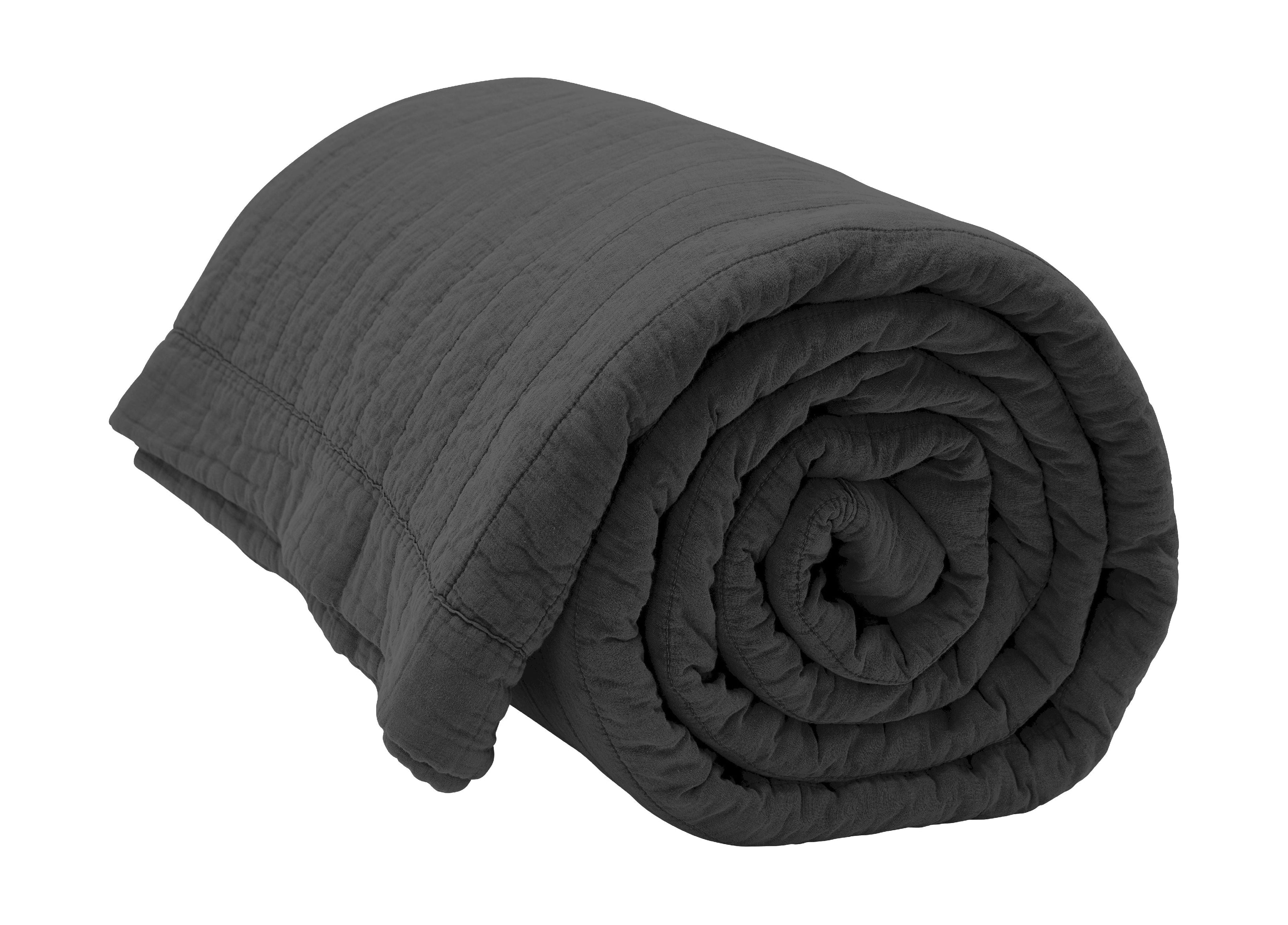 [product_category]-By Nord Magnhild Quilted Bedspread 280 X280 Cm, Coal-ByNORD-5707644773608-561137077-BYN-1
