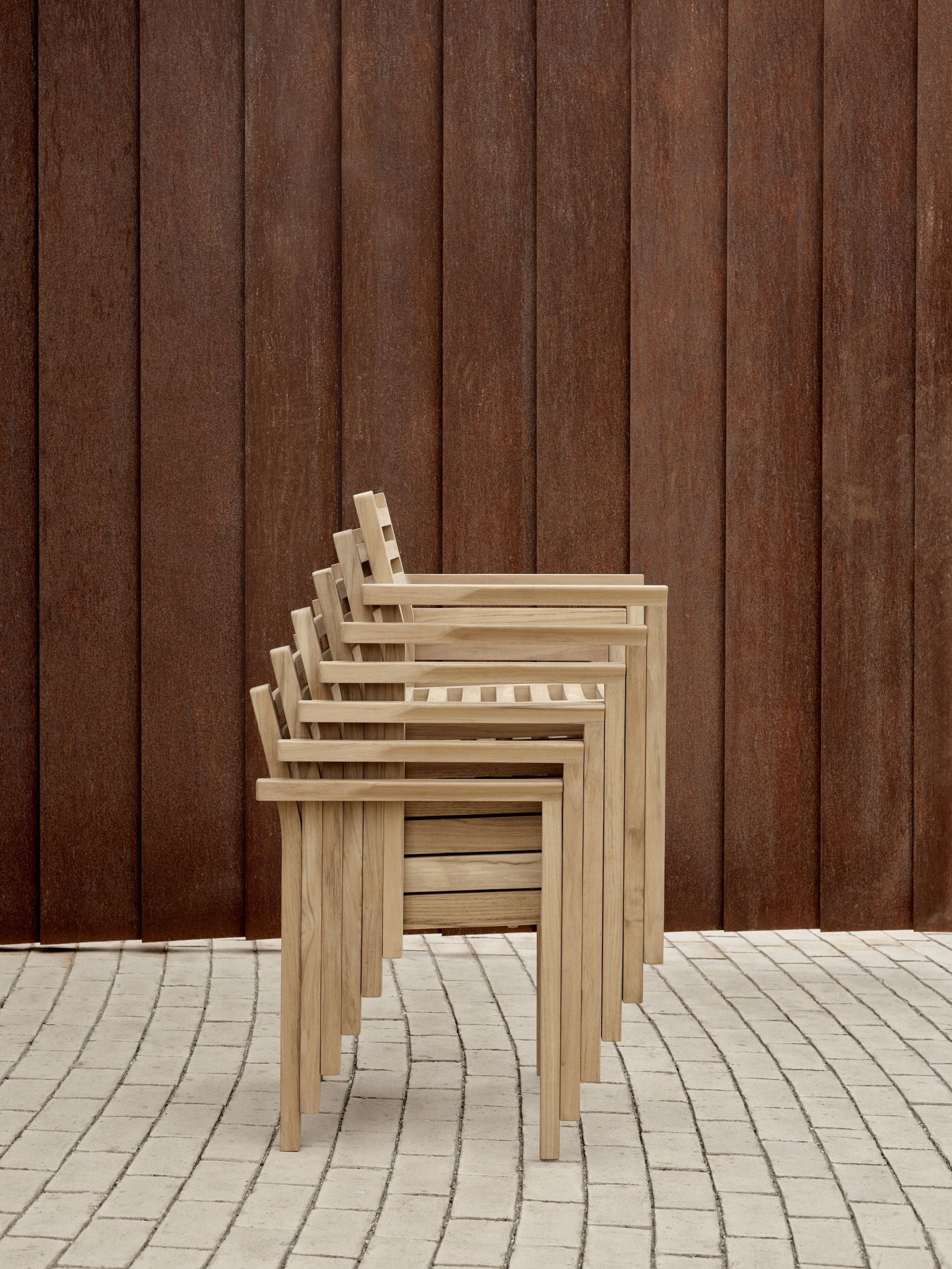 [product_category]-Carl Hansen Ah502 Outdoor Dining Chair With Armrest-Carl Hansen-5715397151185-AH502-090-105-FSC-100-CAR-13