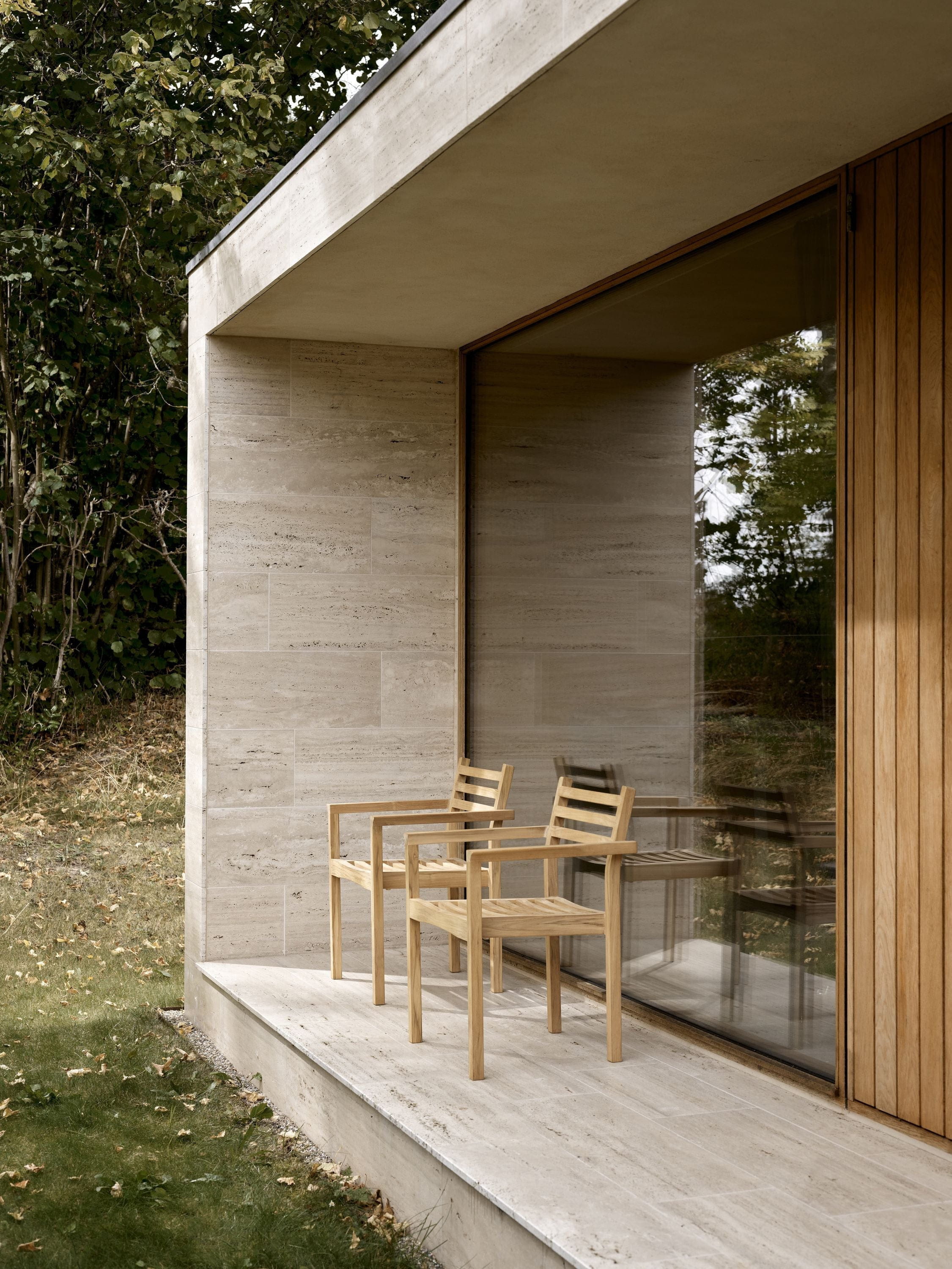 [product_category]-Carl Hansen Ah502 Outdoor Dining Chair With Armrest-Carl Hansen-5715397151185-AH502-090-105-FSC-100-CAR-15