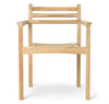 Venkovní jídelní židle Carl Hansen AH502 s opěrkami