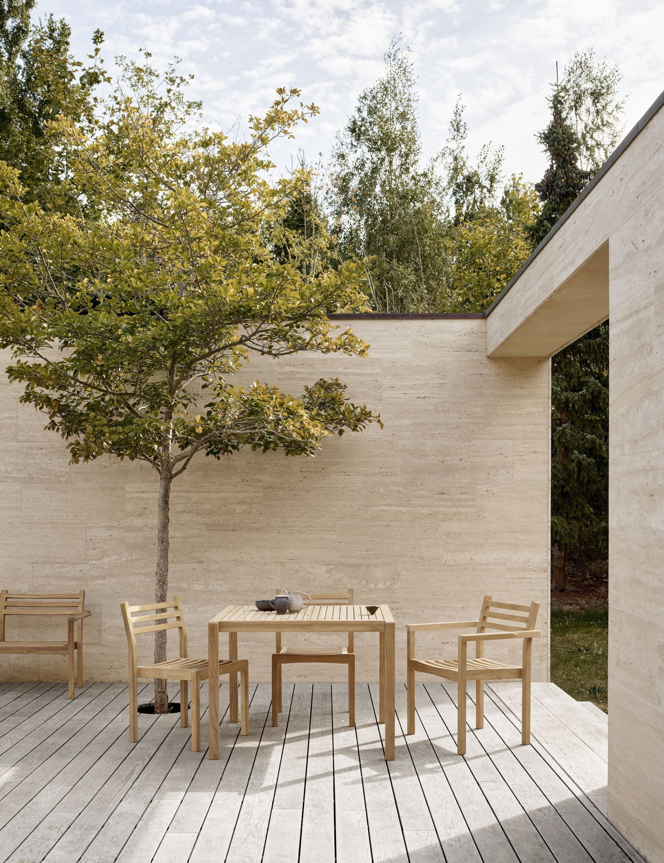 [product_category]-Carl Hansen Ah502 Outdoor Dining Chair With Armrest-Carl Hansen-5715397151185-AH502-090-105-FSC-100-CAR-22