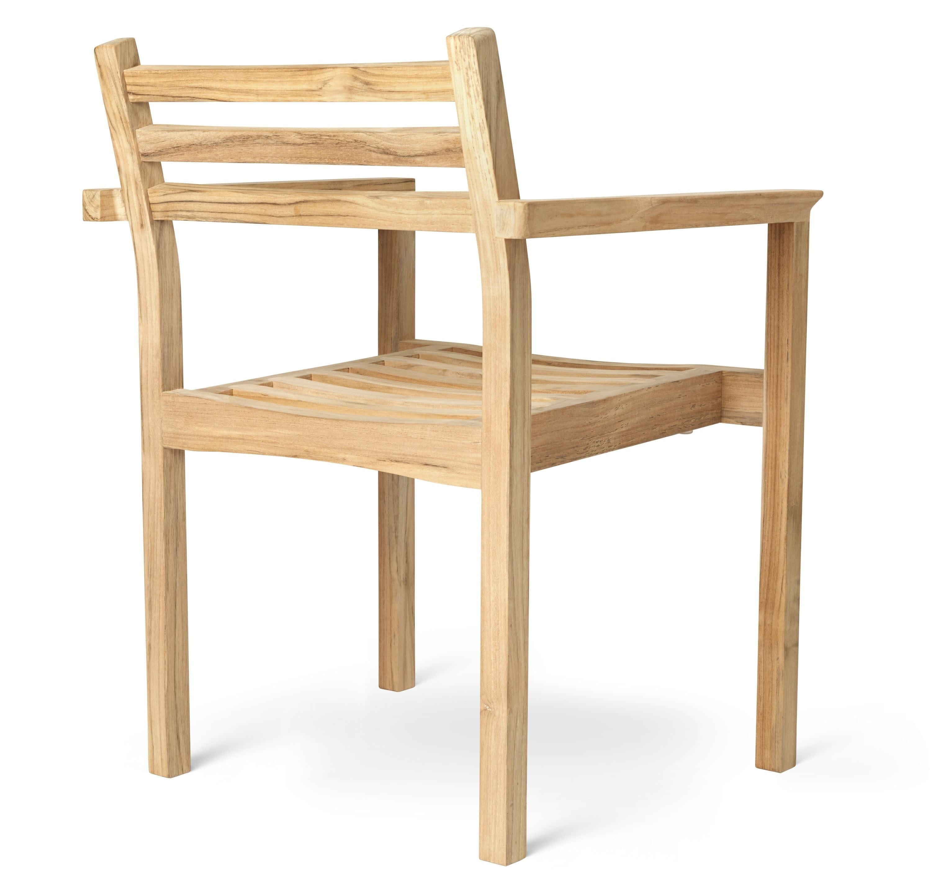 [product_category]-Carl Hansen Ah502 Outdoor Dining Chair With Armrest-Carl Hansen-5715397151185-AH502-090-105-FSC-100-CAR-2