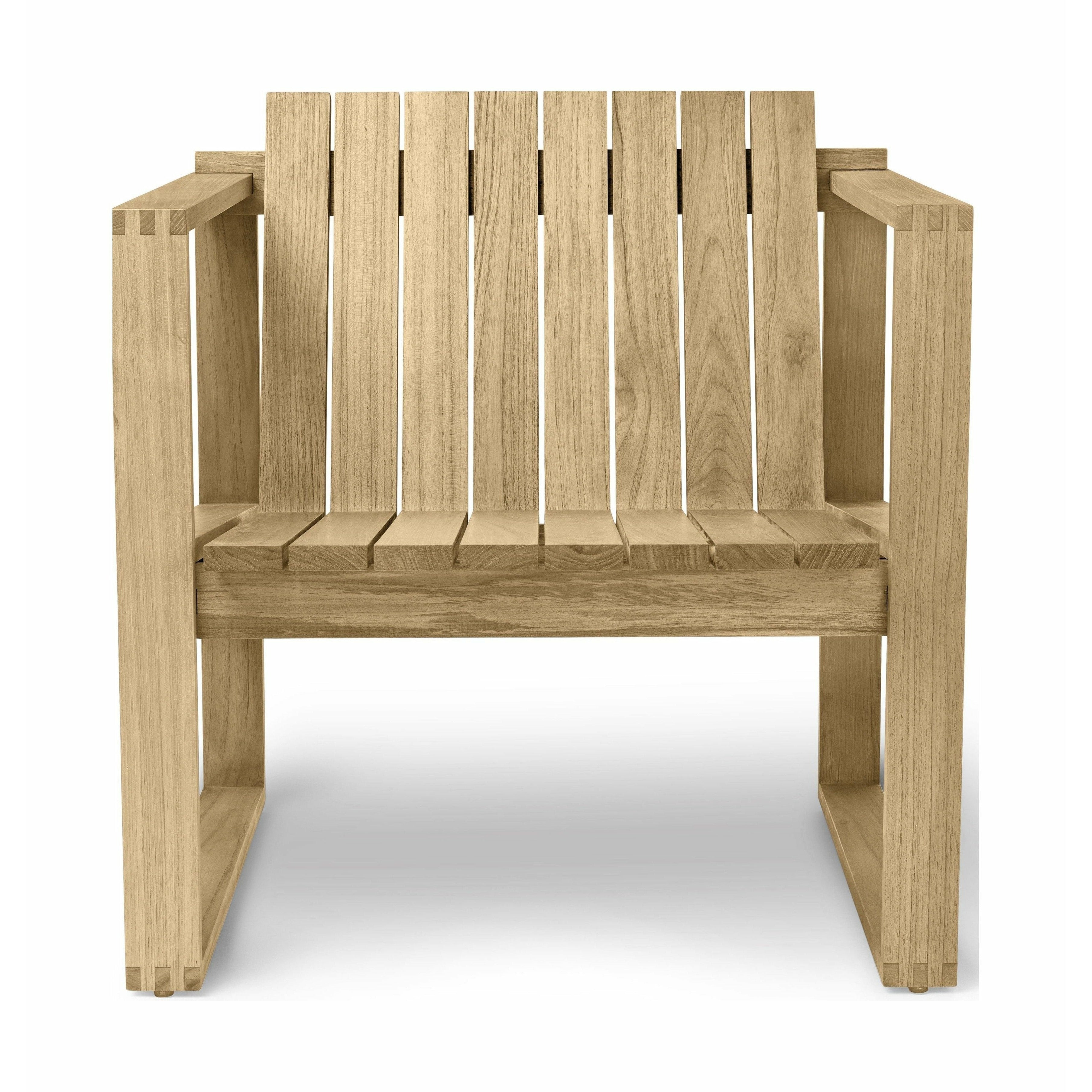[product_category]-Carl Hansen Bk11 Armchair Indoor/Outdoor, Untreated Teak-Carl Hansen-5714413832053-BK11-090-105-CAR-1