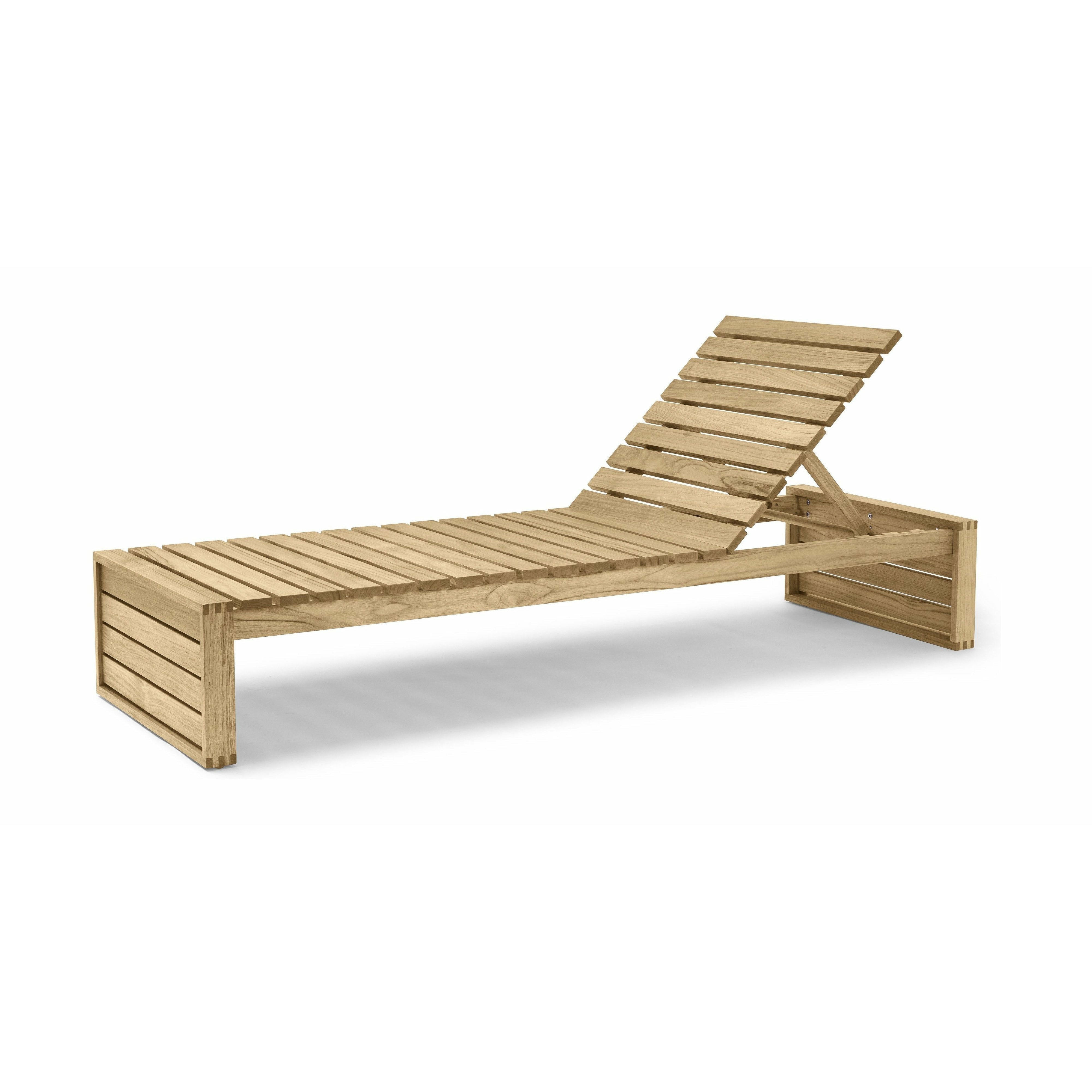 [product_category]-Carl Hansen Bk14 Sunbed Indoor/Outdoor, Untreated Teak-Carl Hansen-5714413832466-BK14-090-105-CAR-1
