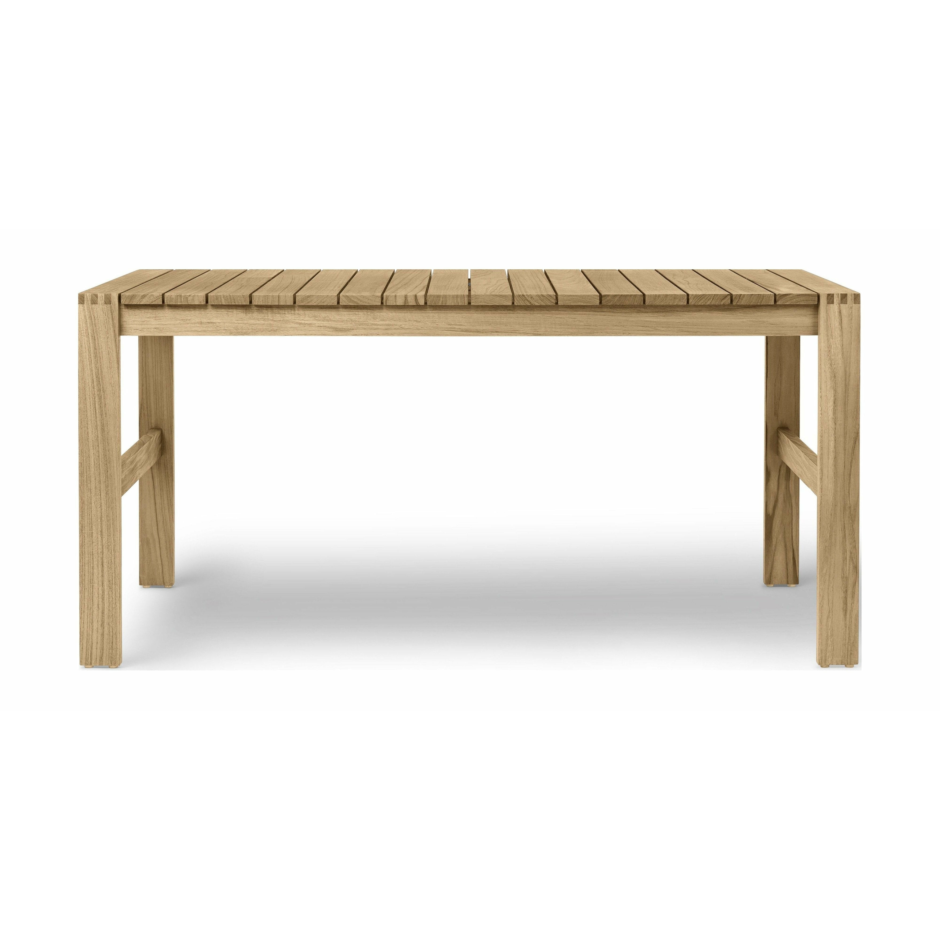 [product_category]-Carl Hansen Bk15 Dining Table Indoor/Outdoor, Untreated Teak-Carl Hansen-5714413832473-BK15-090-105-CAR-1