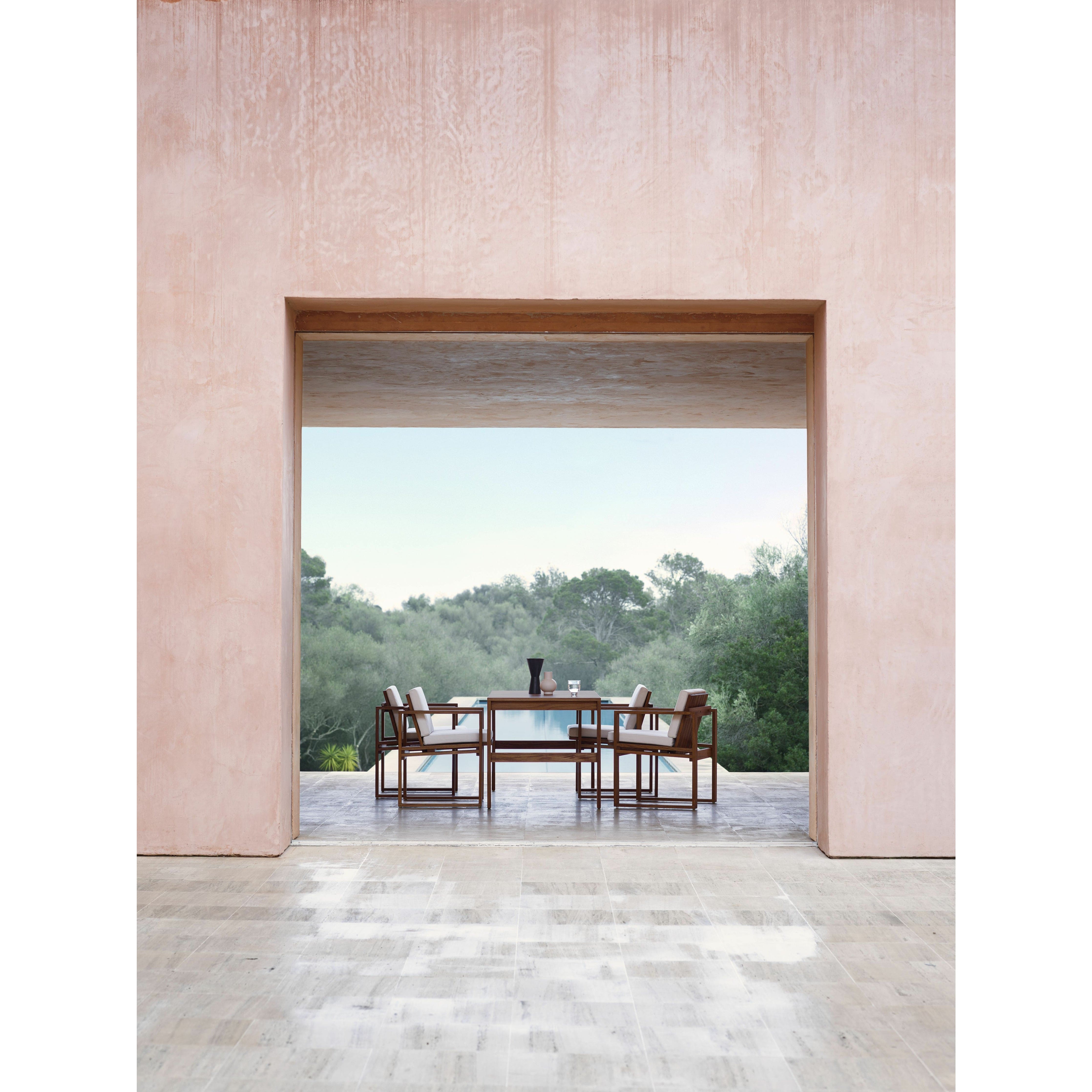 [product_category]-Carl Hansen Bk15 Dining Table Indoor/Outdoor, Untreated Teak-Carl Hansen-5714413832473-BK15-090-105-CAR-3