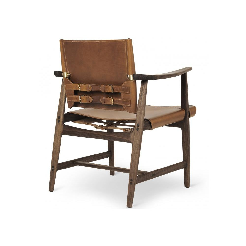 [product_category]-Carl Hansen Bm1106 Huntsman Chair, Oiled Walnut/Cognac Leather-Carl Hansen-5713018937828-BM1106-oiledwalnut-cognac-CAR-2