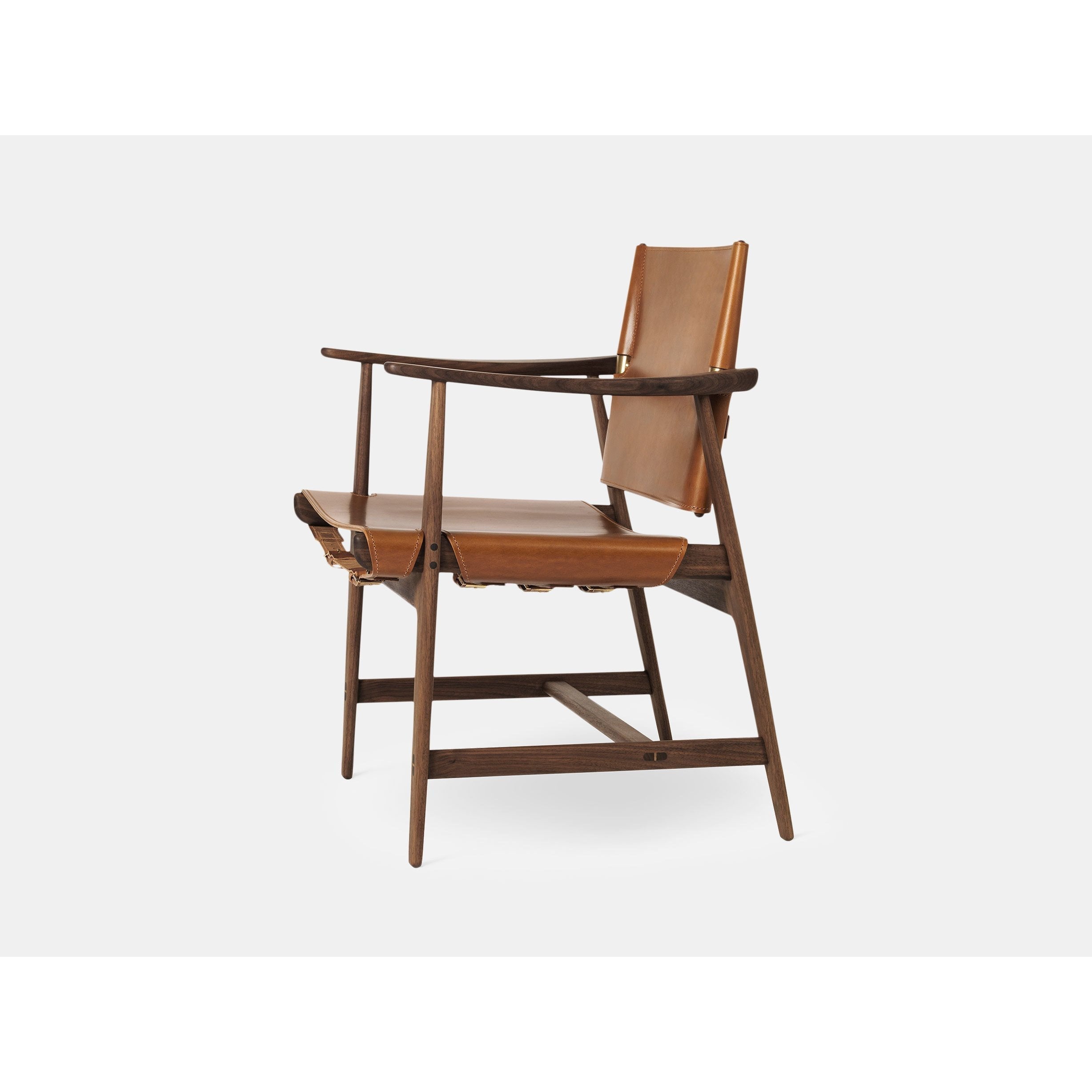 [product_category]-Carl Hansen Bm1106 Huntsman Chair, Oiled Walnut/Cognac Leather-Carl Hansen-5713018937828-BM1106-oiledwalnut-cognac-CAR-3