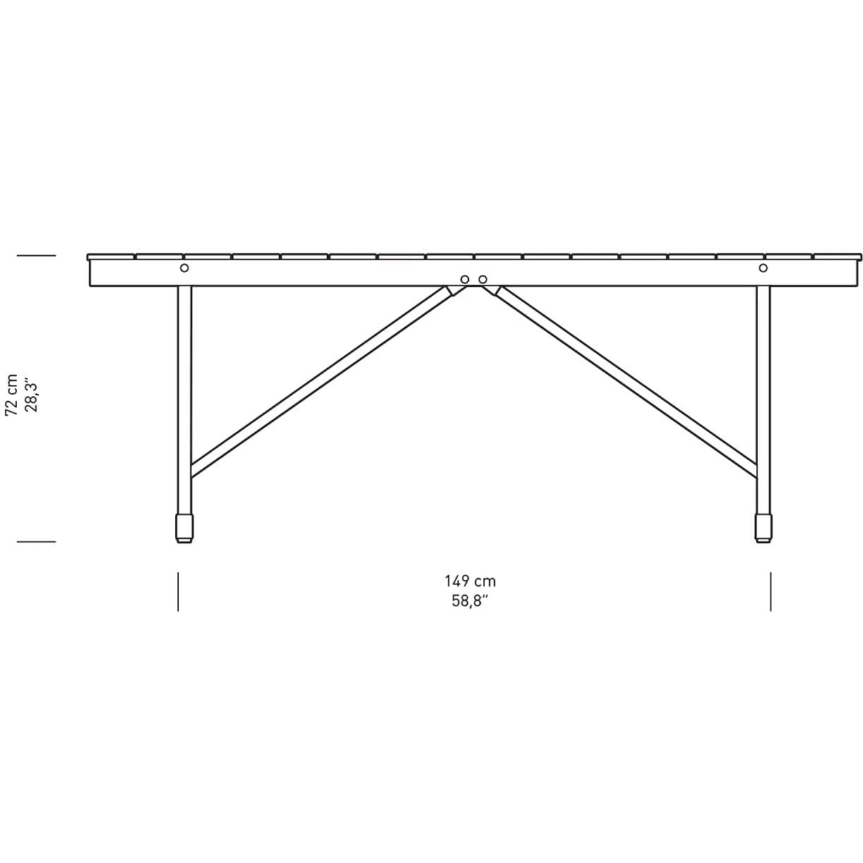 [product_category]-Carl Hansen Bm1771 Table, Untreated Teak-Carl Hansen-5714413493452-BM1771-090-105-CAR-12