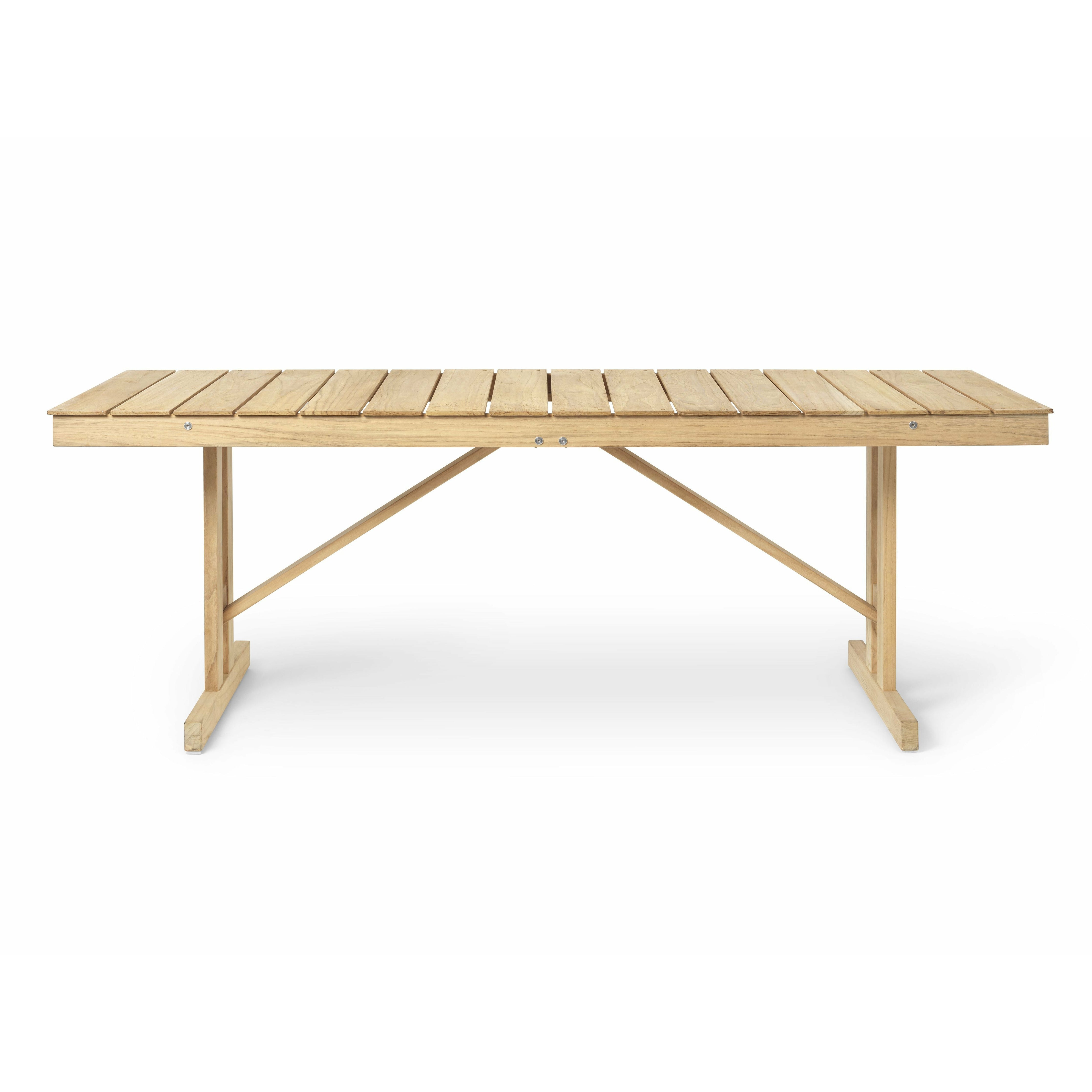 [product_category]-Carl Hansen Bm1771 Table, Untreated Teak-Carl Hansen-5714413493452-BM1771-090-105-CAR-2