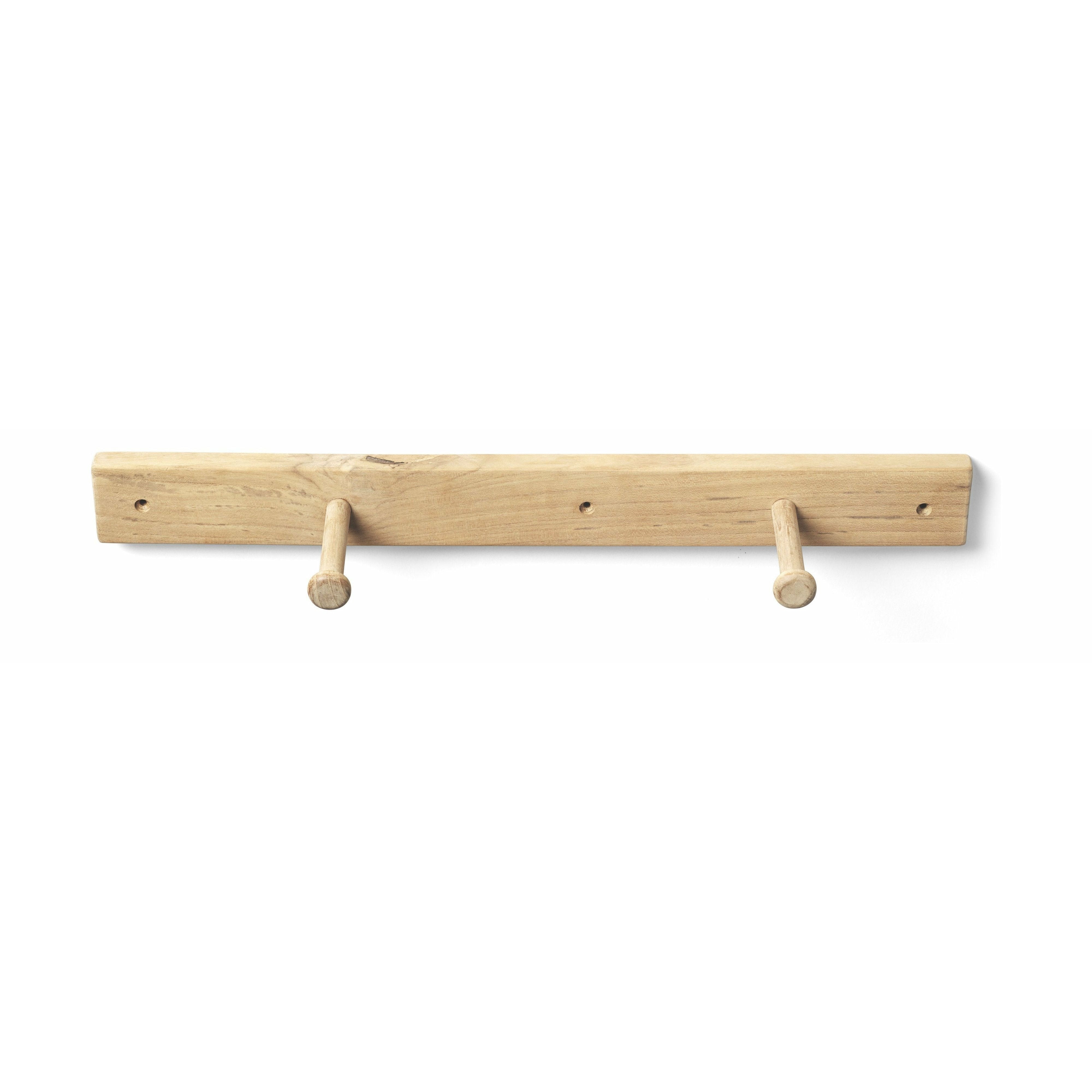 [product_category]-Carl Hansen Bm5270 S Wall Coat Rack Teak, 63x15 Cm-Carl Hansen-BM5270S-090-105-CAR-1