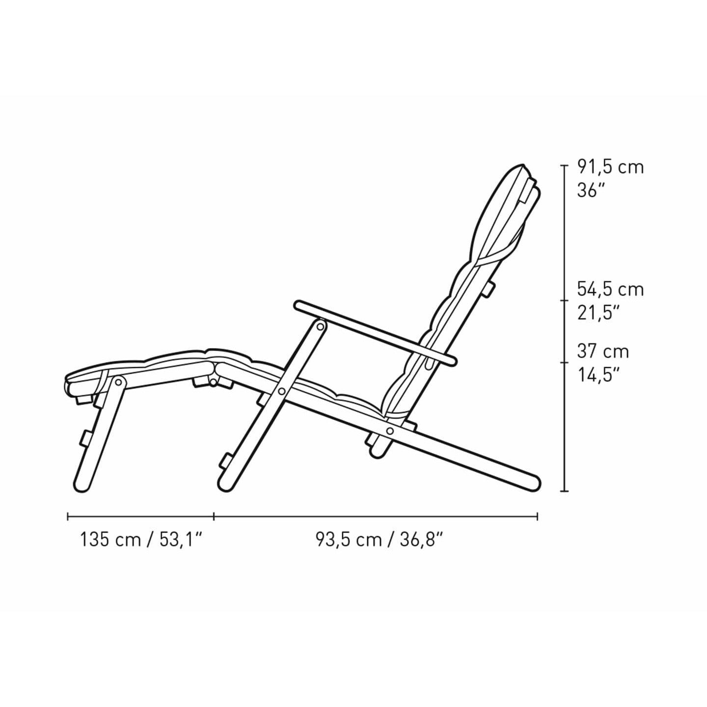 [product_category]-Carl Hansen Bm5565 Extended Deck Chair, Untreated Teak-Carl Hansen-5714413851863-BM5565-TEAK-CAR-12