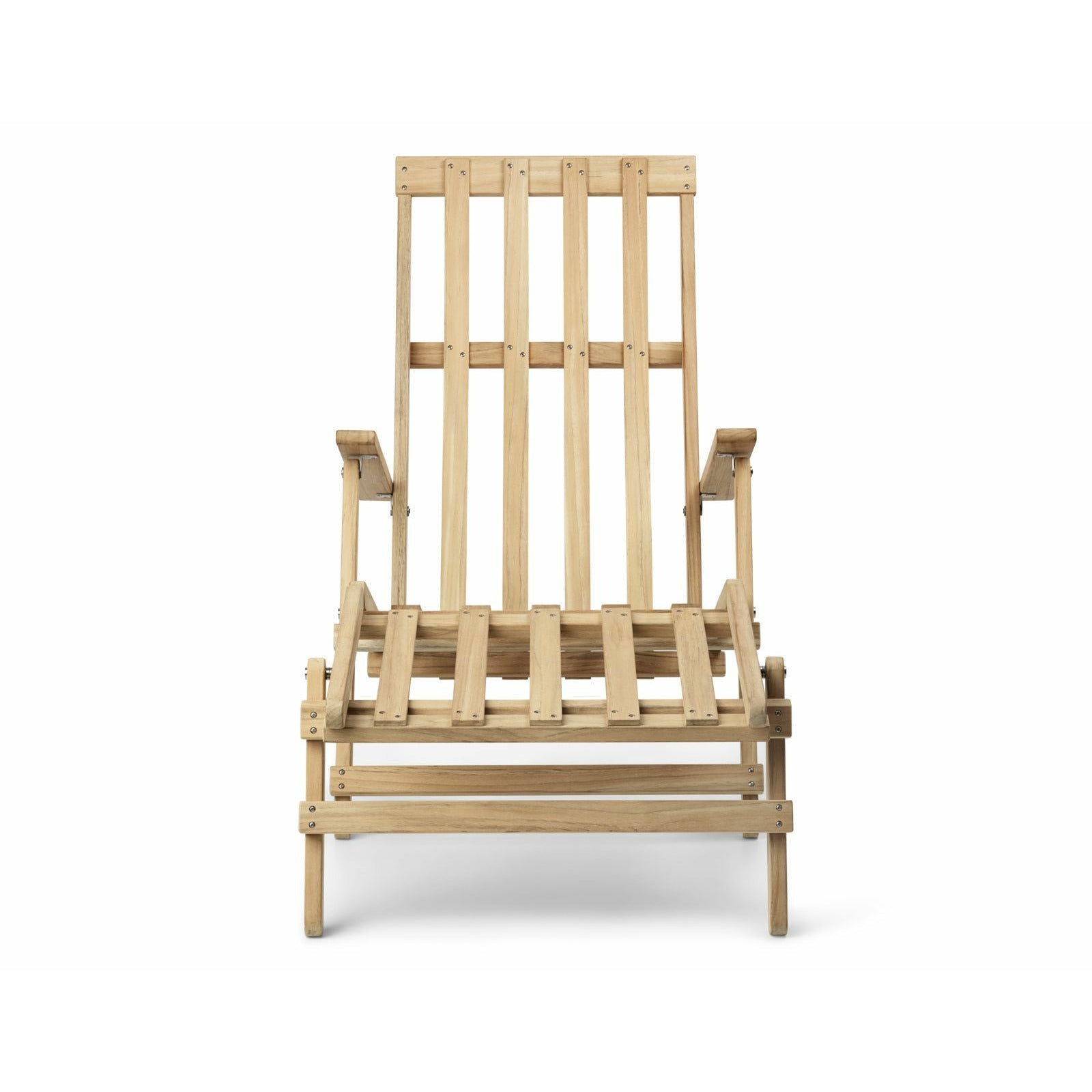 [product_category]-Carl Hansen Bm5565 Extended Deck Chair, Untreated Teak-Carl Hansen-5714413851863-BM5565-TEAK-CAR-3