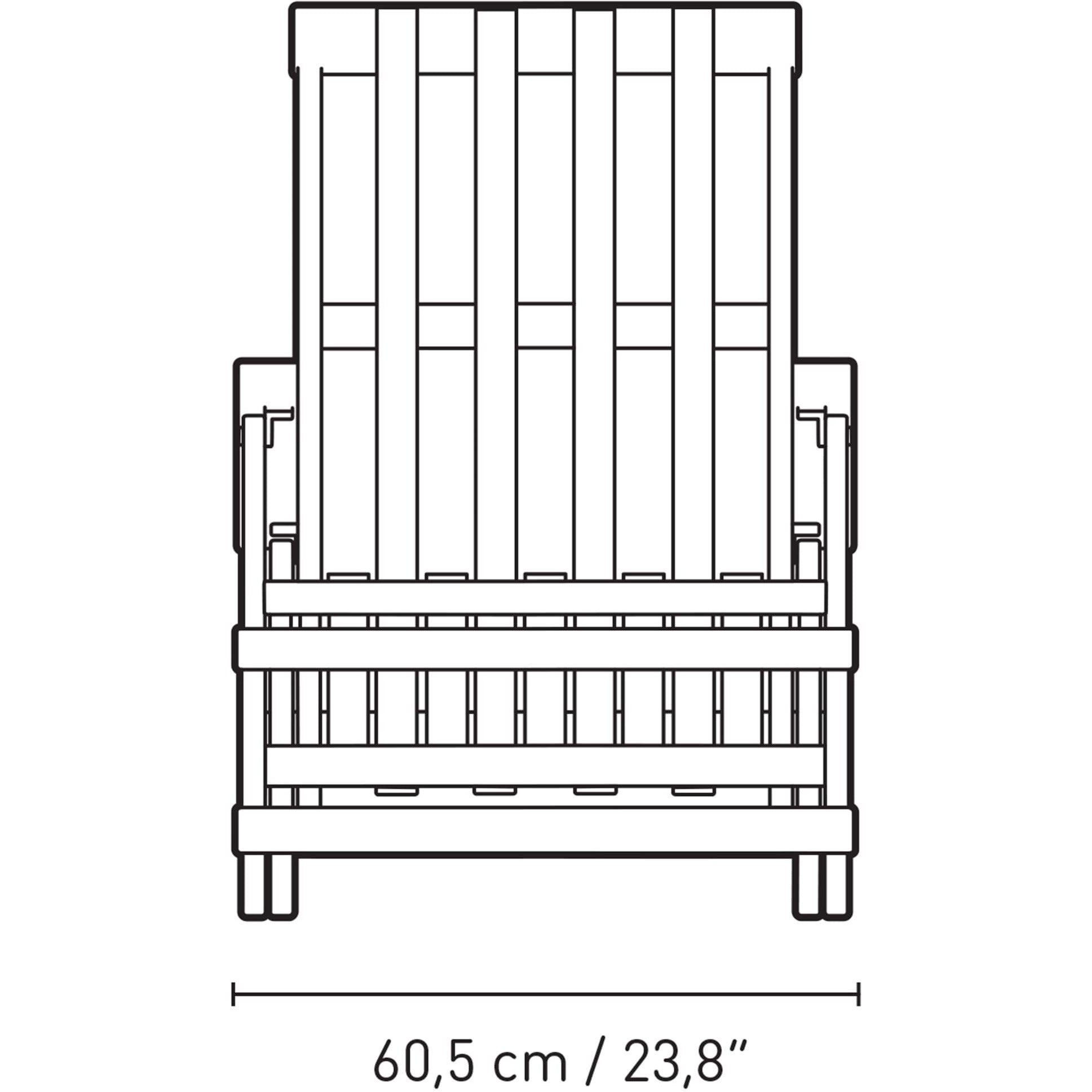 [product_category]-Carl Hansen Bm5568 Deck Chair, Teak Untrreated-Carl Hansen-5714413339972-BM5568-090-105-CAR-5