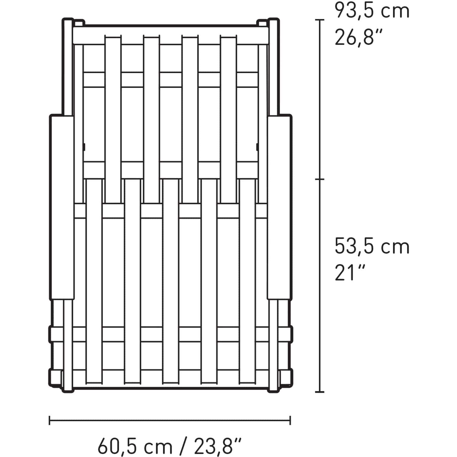 [product_category]-Carl Hansen Bm5568 Deck Chair, Teak Untrreated-Carl Hansen-5714413339972-BM5568-090-105-CAR-6
