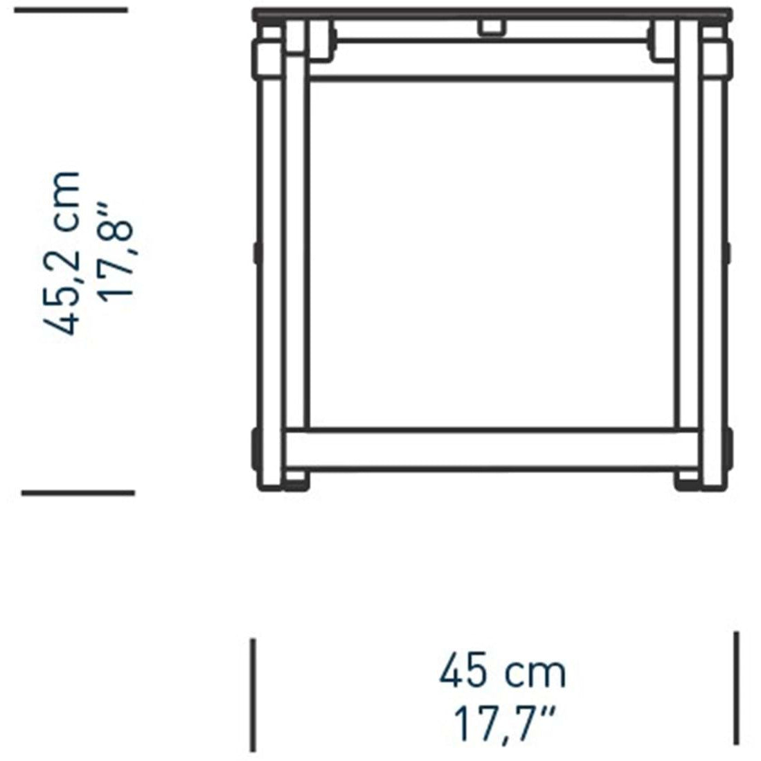 [product_category]-Carl Hansen Bm5868 Side Table, Untreated Teak-Carl Hansen-5714413329041-BM5868-090-105-CAR-5