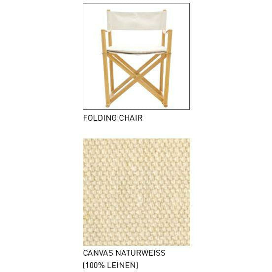 [product_category]-Carl Hansen Canvas Samples For Folding Chair, Natural White-Carl Hansen-CHSample-Canvasnaturalwhite-CAR-2