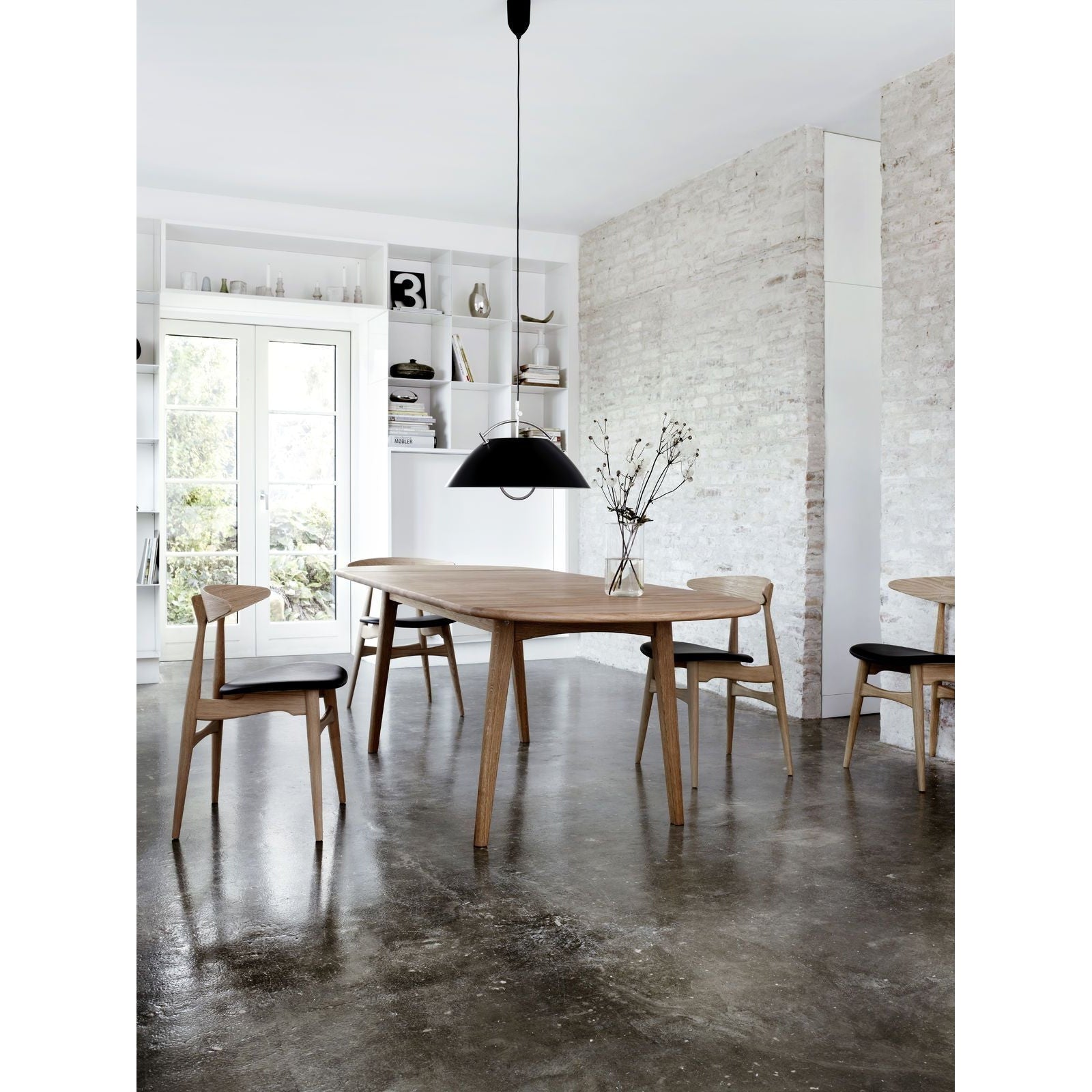 [product_category]-Carl Hansen Ch006 Dining Table, Soaped Oak-Carl Hansen-5715230997635-ch006-natur-soapedoak-CAR-4