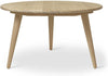 Konferenční stolek Carl Hansen CH008 Ø78 cm, mýdlový dub