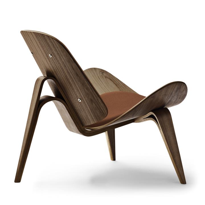 [product_category]-Carl Hansen Ch07 Shell Chair, Oiled Walnut Brown Leather Thor 307-Carl Hansen-ch07-brown-oiledwalnut-CAR-2