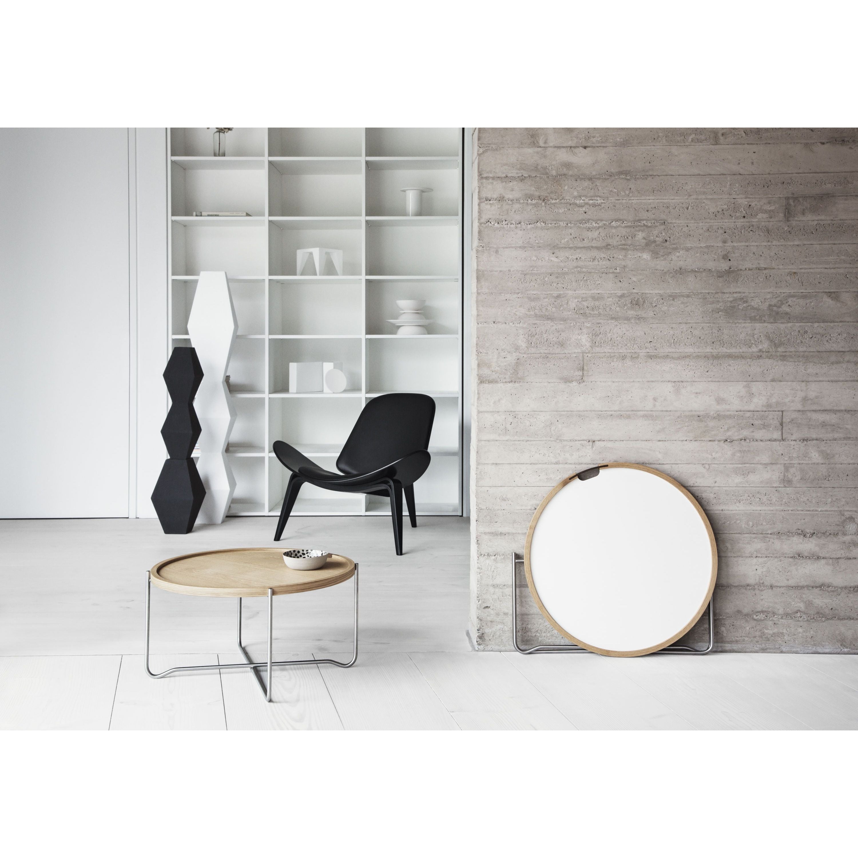 [product_category]-Carl Hansen Ch07 Shell Chair White Oiled Oak, Loke7150-Carl Hansen-CH07-loke7150-oakwhiteoiled-CAR-6