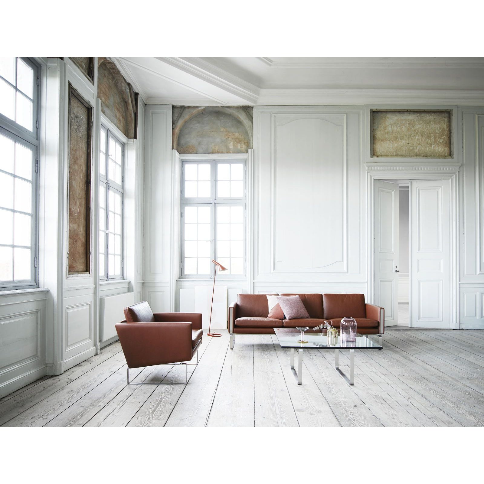 [product_category]-Carl Hansen Ch101 Lounge Chair, Steel/Dark Brown Leather (Thor 306)-Carl Hansen-ch101-thor306-stainlesssteel-CAR-3