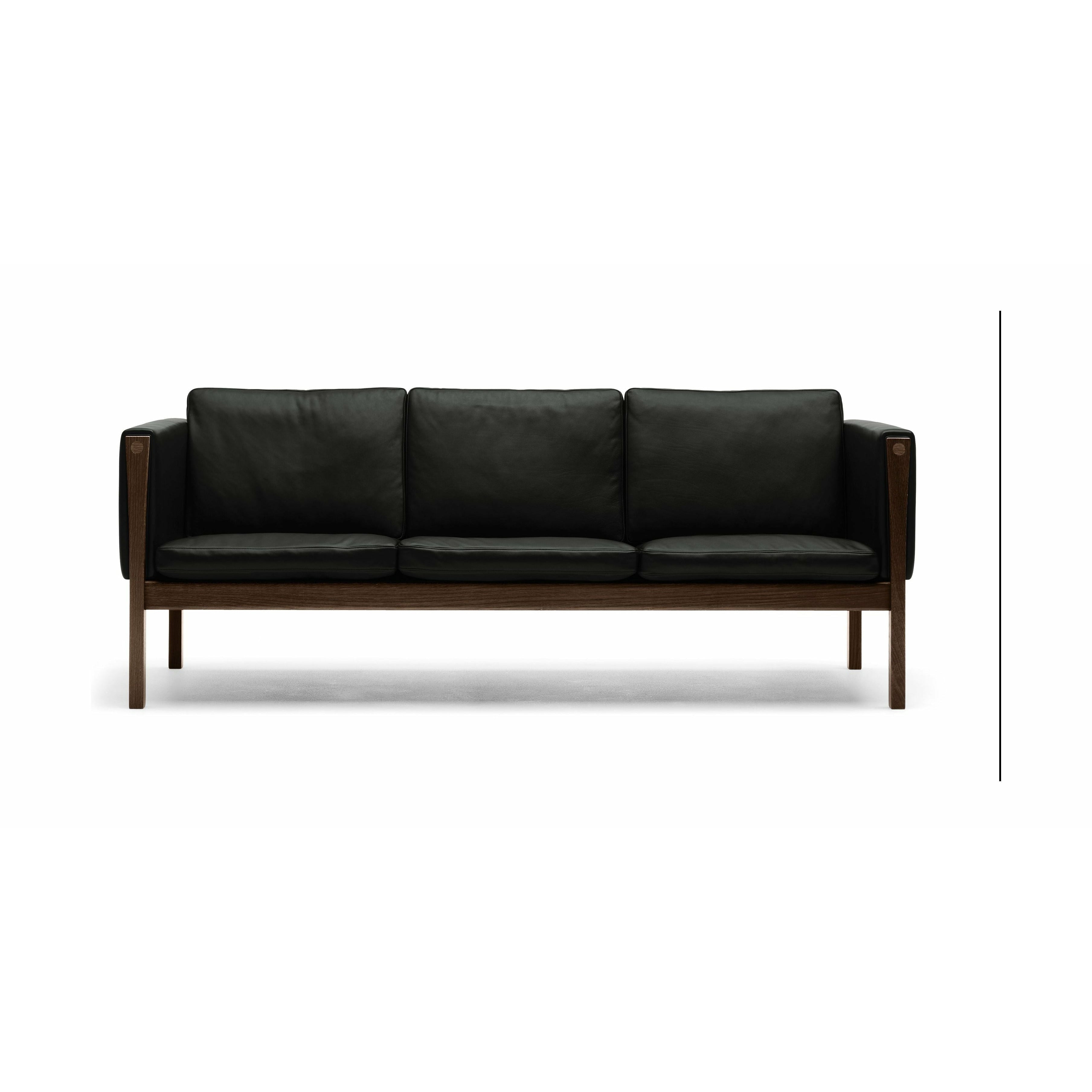 [product_category]-Carl Hansen Ch162 3 Seater Sofa Oak Smoke Colored Oil, Sif 98-Carl Hansen-CH163-oak-smoked-sif98-CAR-1