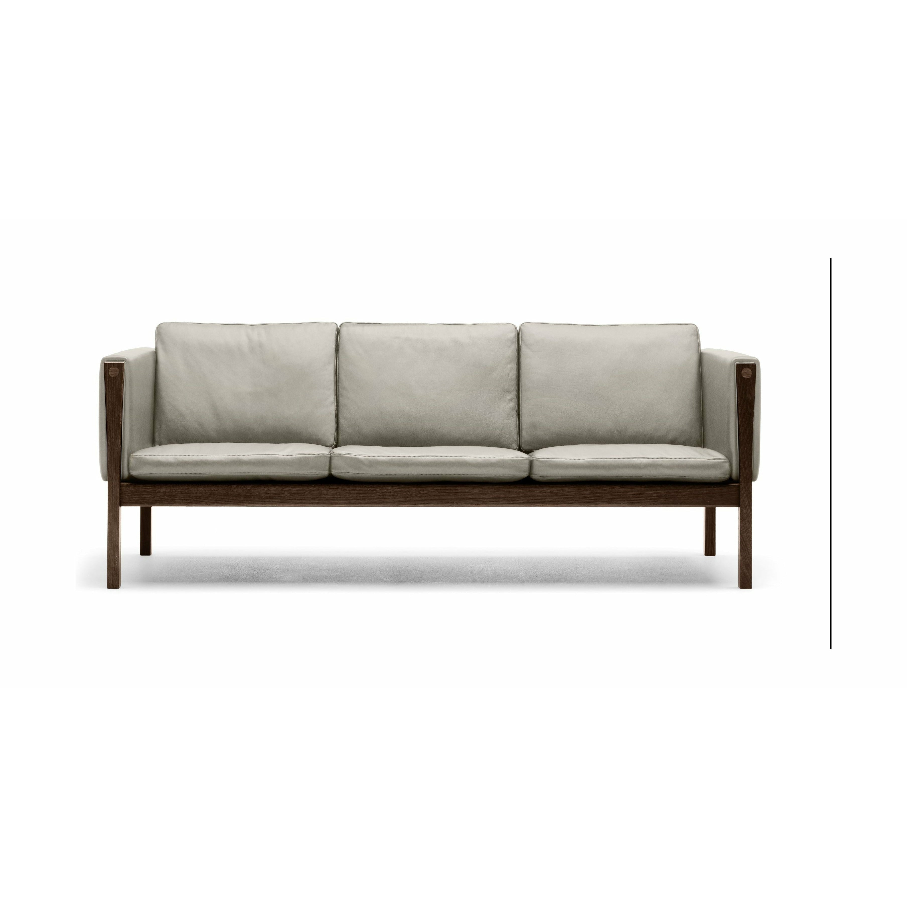 [product_category]-Carl Hansen Ch162 3 Seater Sofa Oak Smoke Colored Oil, Thor 310-Carl Hansen-CH163-oak-smoked-thor310-CAR-1