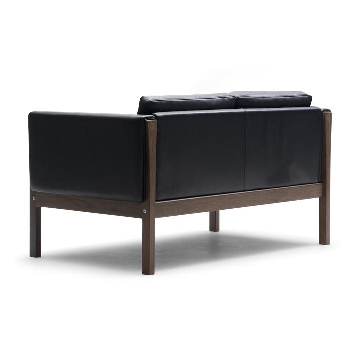 [product_category]-Carl Hansen Ch162 Sofa, Oiled Walnut/Black Leather-Carl Hansen-ch162-sif98-oiledwalnut-CAR-2