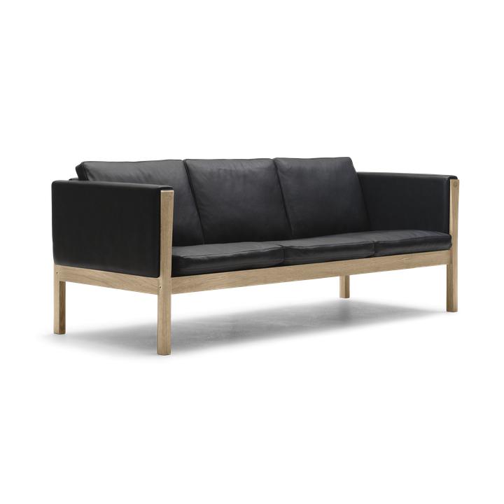 [product_category]-Carl Hansen Ch163 Sofa, Oiled Oak/Black Leather-Carl Hansen-CH163-thor301-oiledoak-CAR-2