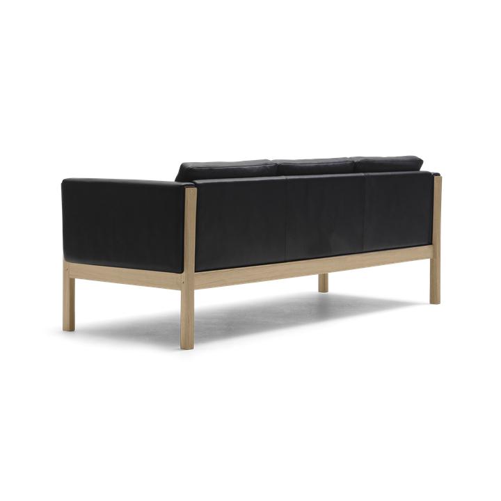 [product_category]-Carl Hansen Ch163 Sofa, Oiled Oak/Black Leather-Carl Hansen-CH163-thor301-oiledoak-CAR-3