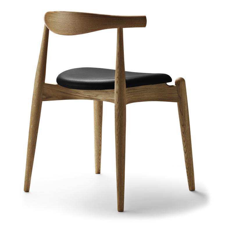 [product_category]-Carl Hansen Ch20 Elbow Chair, Oiled Oak/Black Leather-Carl Hansen-ch20-thor301-oiledoak-CAR-2