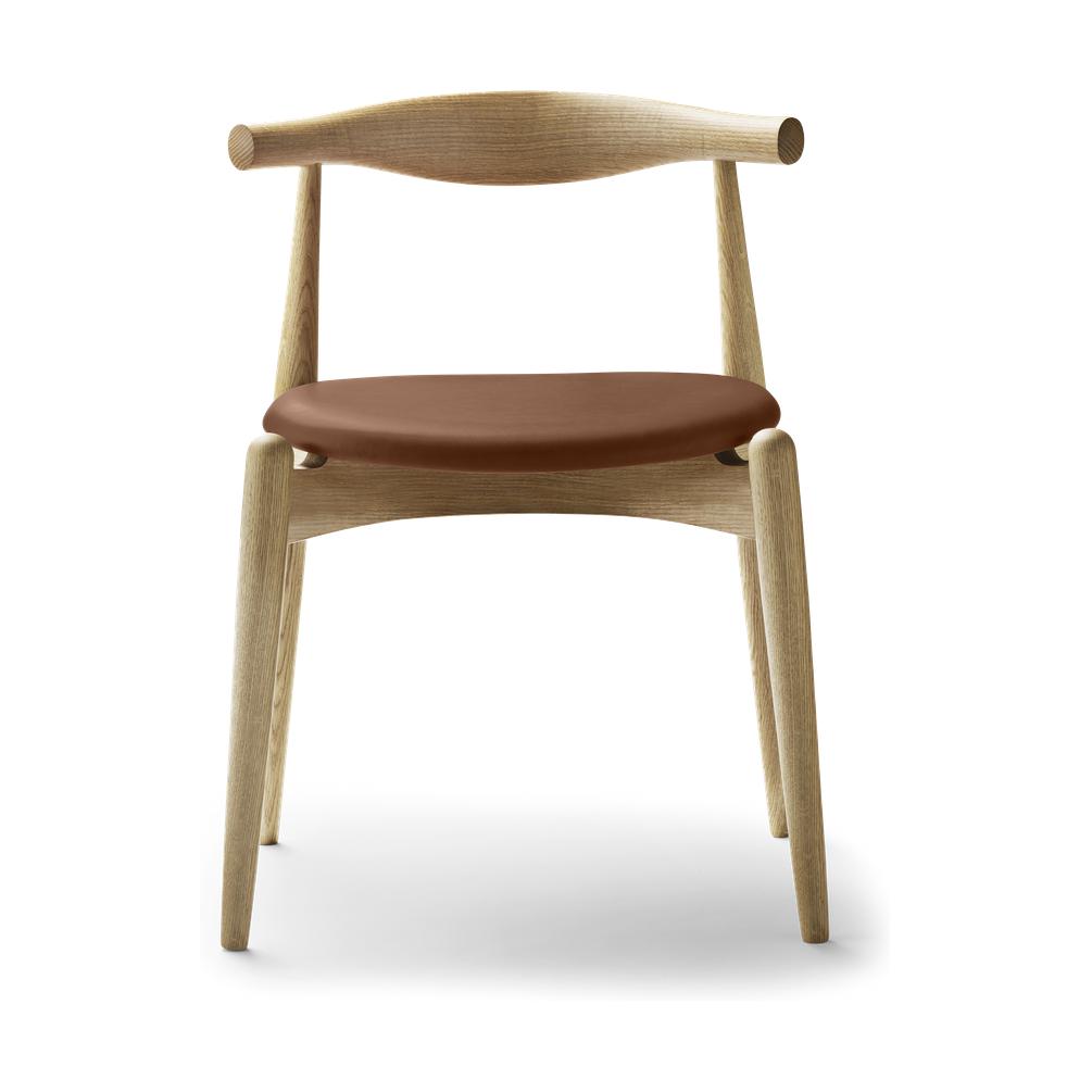 [product_category]-Carl Hansen Ch20 Elbow Chair, Oiled Oak/Brown Leather-Carl Hansen-ch20-thor307-oiledoak-CAR-1