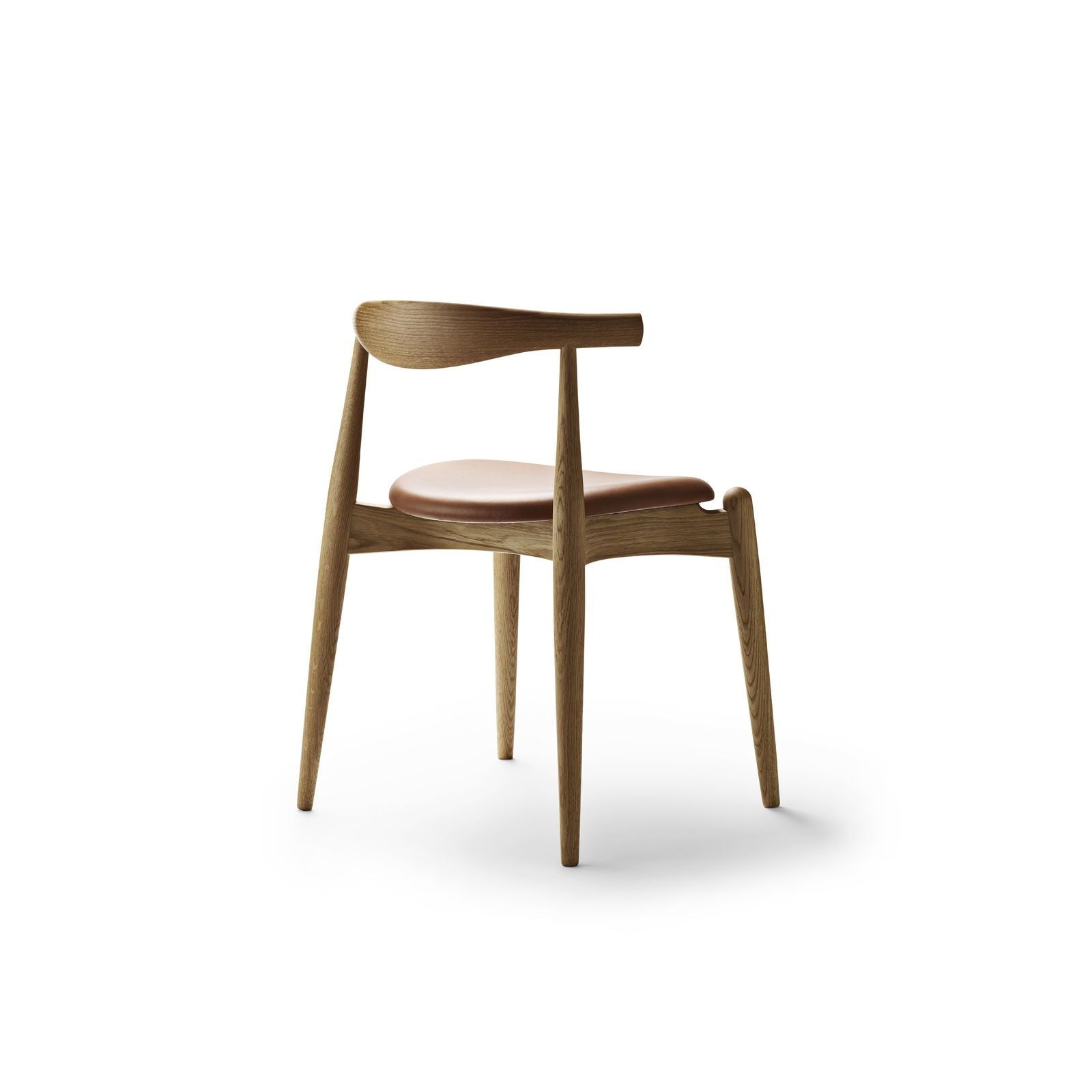[product_category]-Carl Hansen Ch20 Elbow Chair, Oiled Oak/Light Brown Leather-Carl Hansen-5714413903692-CH20-sif95-oiledoak-CAR-2